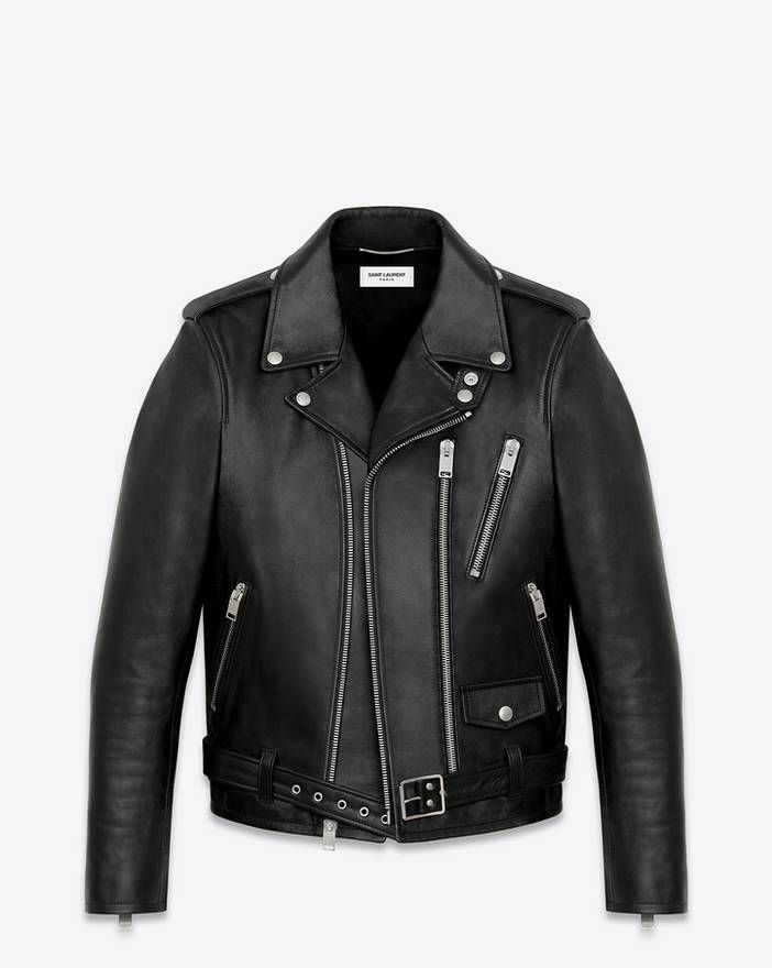 HEDI SLIMANE　レア Hedi Slimane × Saint Laurent Paris Rare FW13 Oiled Calf L17