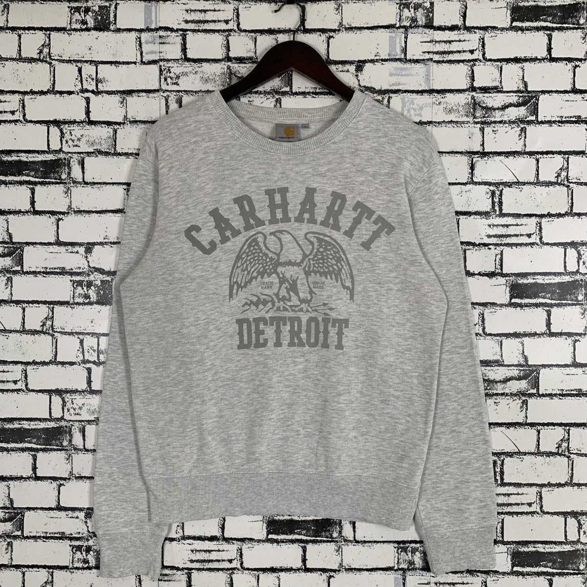 Carhartt Vintage Carhartt Sweatshirt Carhatt Detroit Crewneck Size US S / EU 44-46 / 1 - 1 Thumbnail
