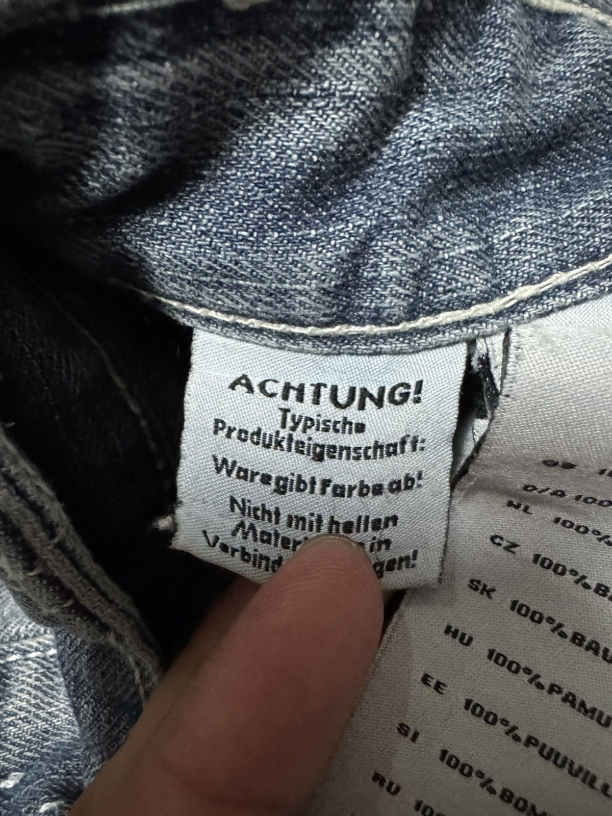 Seditionaries 💥DOUBLE WAIST💥VINTAGE SOUTHERN PUNK JEANS WHISKER RARE DENIM Size US 30 / EU 46 - 11 Thumbnail