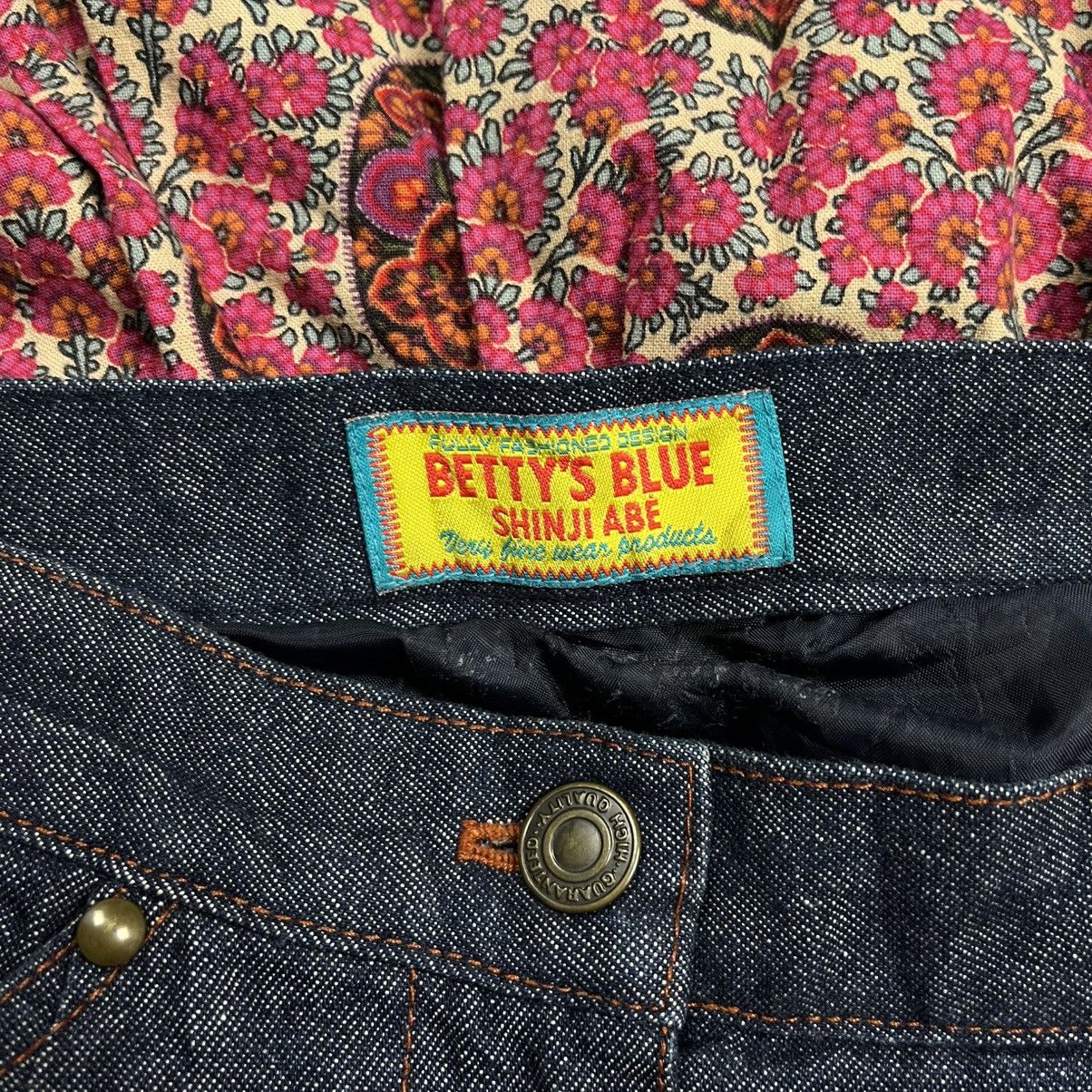 Angel Blue 2000s Bettys Blue - Fantasy Floral Ruffle Skirt Size 28" / US 6 / IT 42 - 11 Thumbnail