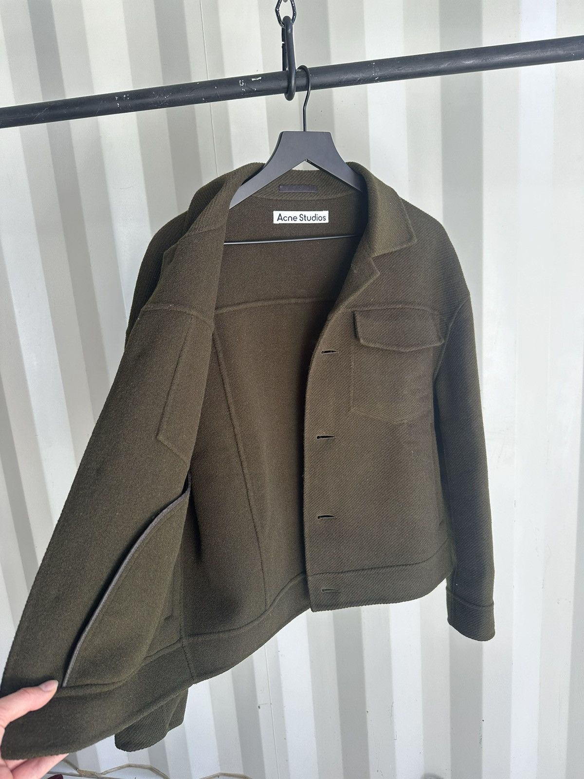 Acne Studios Dagnite Cropped Soft Wool Jacket Size US S / EU 44-46 / 1 - 4 Thumbnail