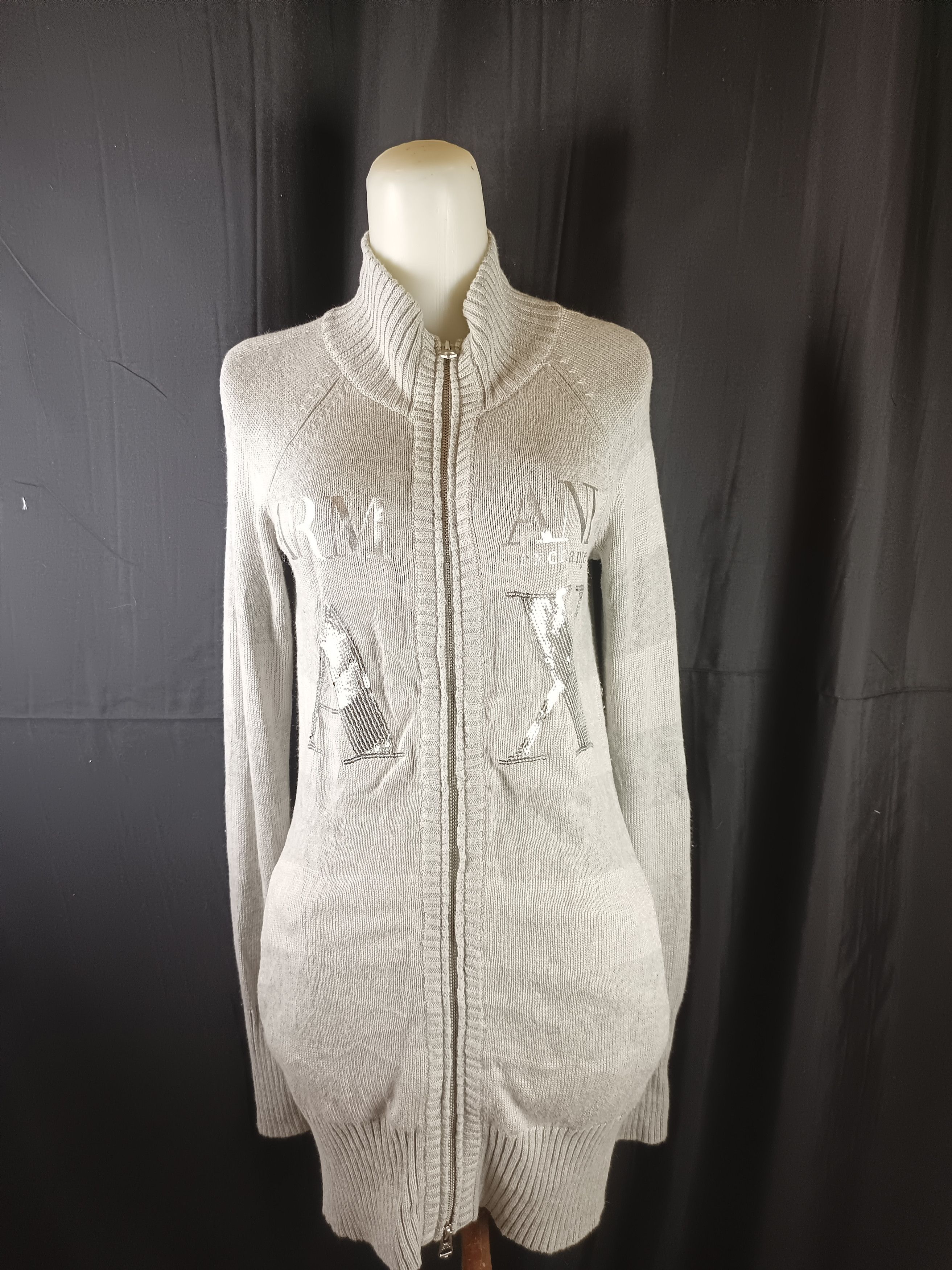 Armani Exchange AX Armani Exchange Knitted Zipper Sweater Size XS / US 0-2 / IT 36-38 - 1 Thumbnail