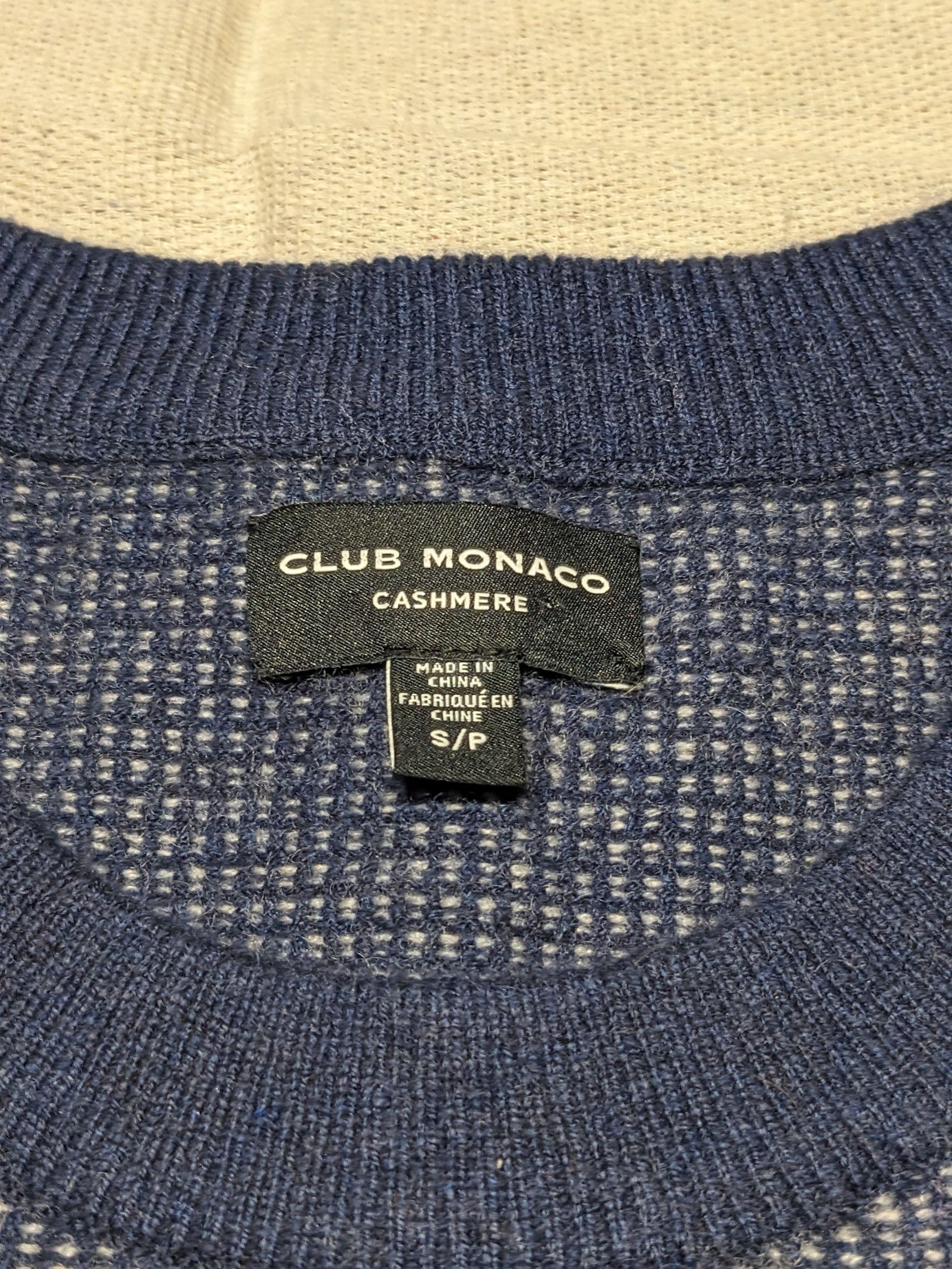 Club Monaco Cashmere Club Monaco knit sweater men's S Size US S / EU 44-46 / 1 - 5 Thumbnail