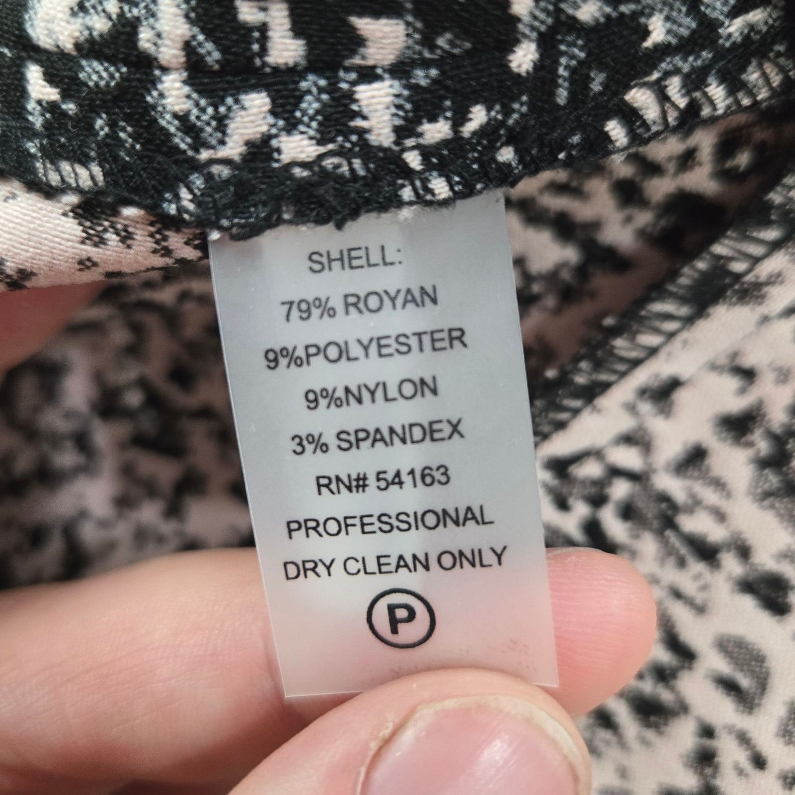 Calvin Klein Calvin Klein Black Pink Animal Print Sheath Dress Size 10 Size L / US 10 / IT 46 - 6 Thumbnail