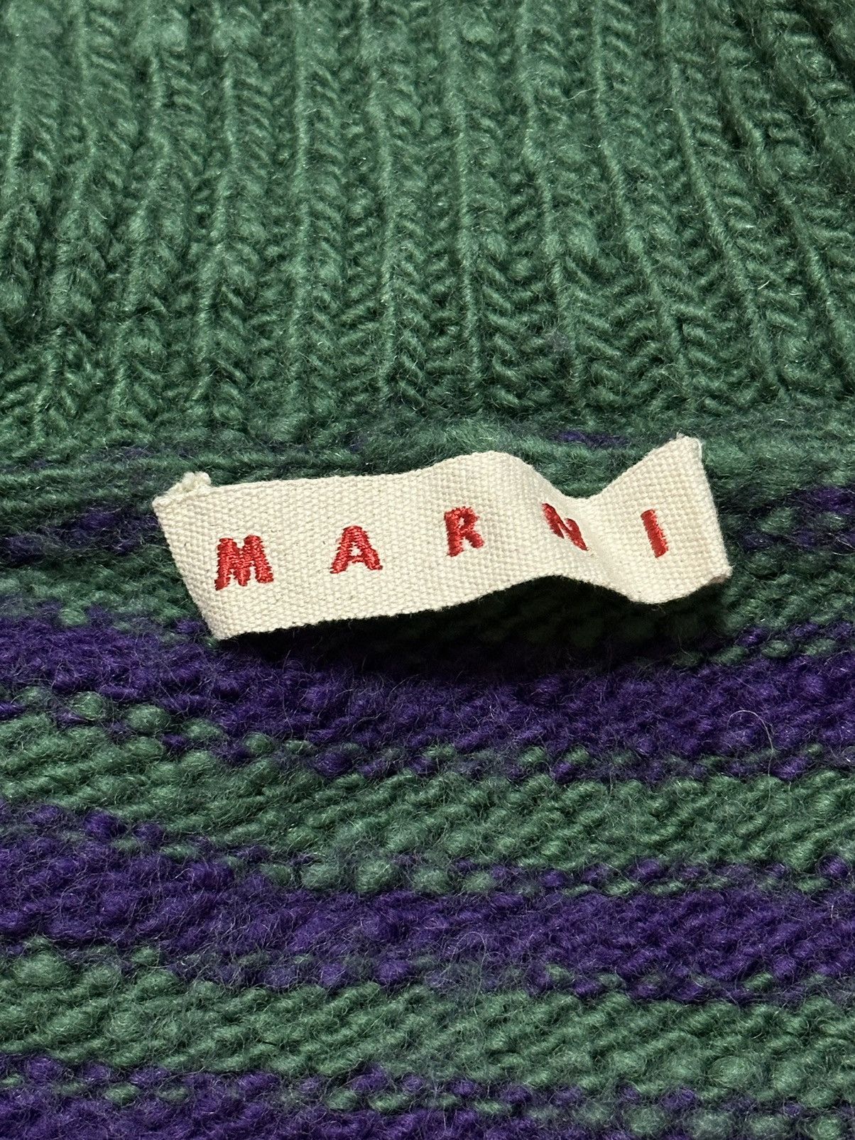 Marni MARNI Fall Winter 2018 Striped Knit Cardigan Size M / US 6-8 / IT 42-44 - 7 Thumbnail