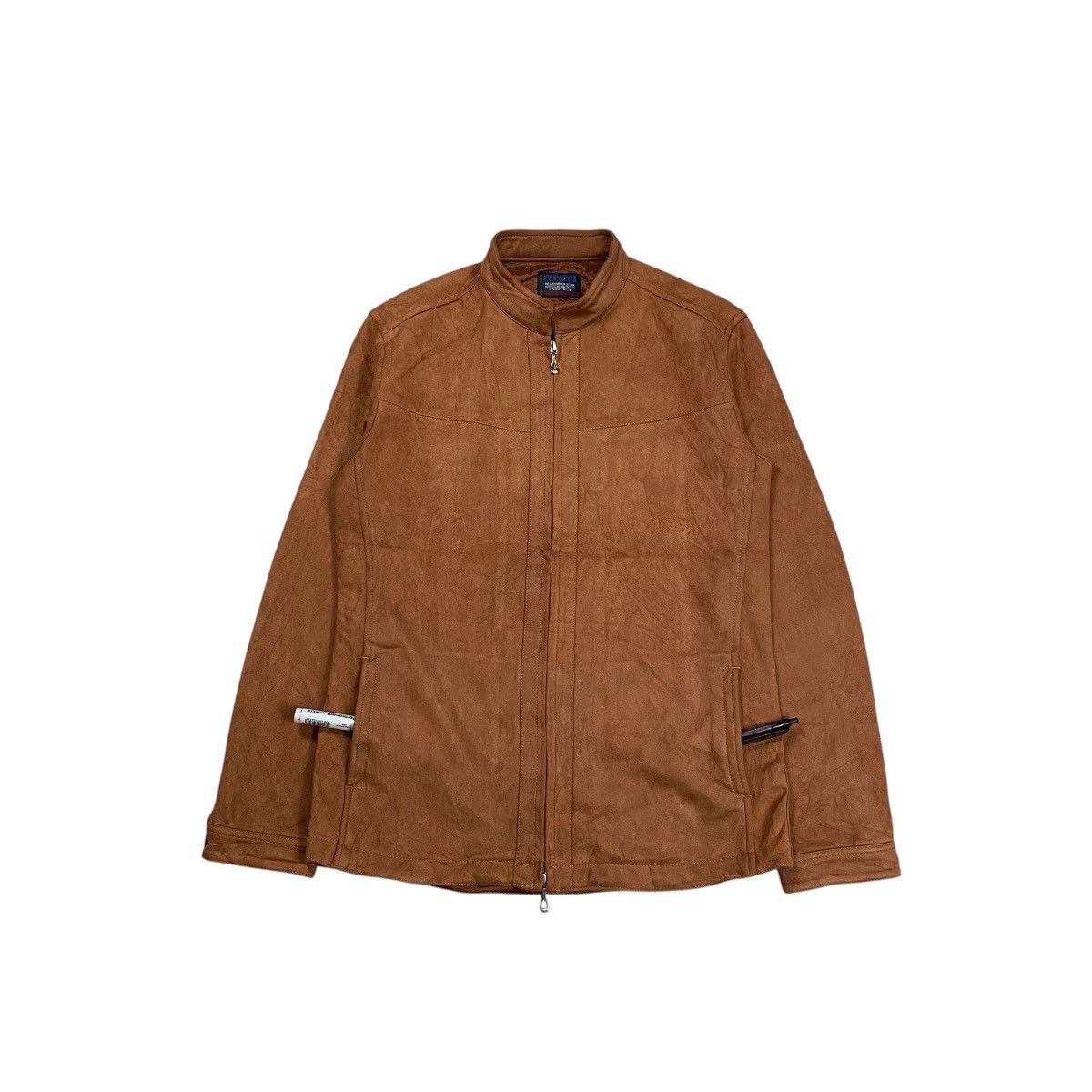 14th Addiction Nicole Club For Men Two-Way Zip Suede Jacket Size US M / EU 48-50 / 2 - 2 Thumbnail