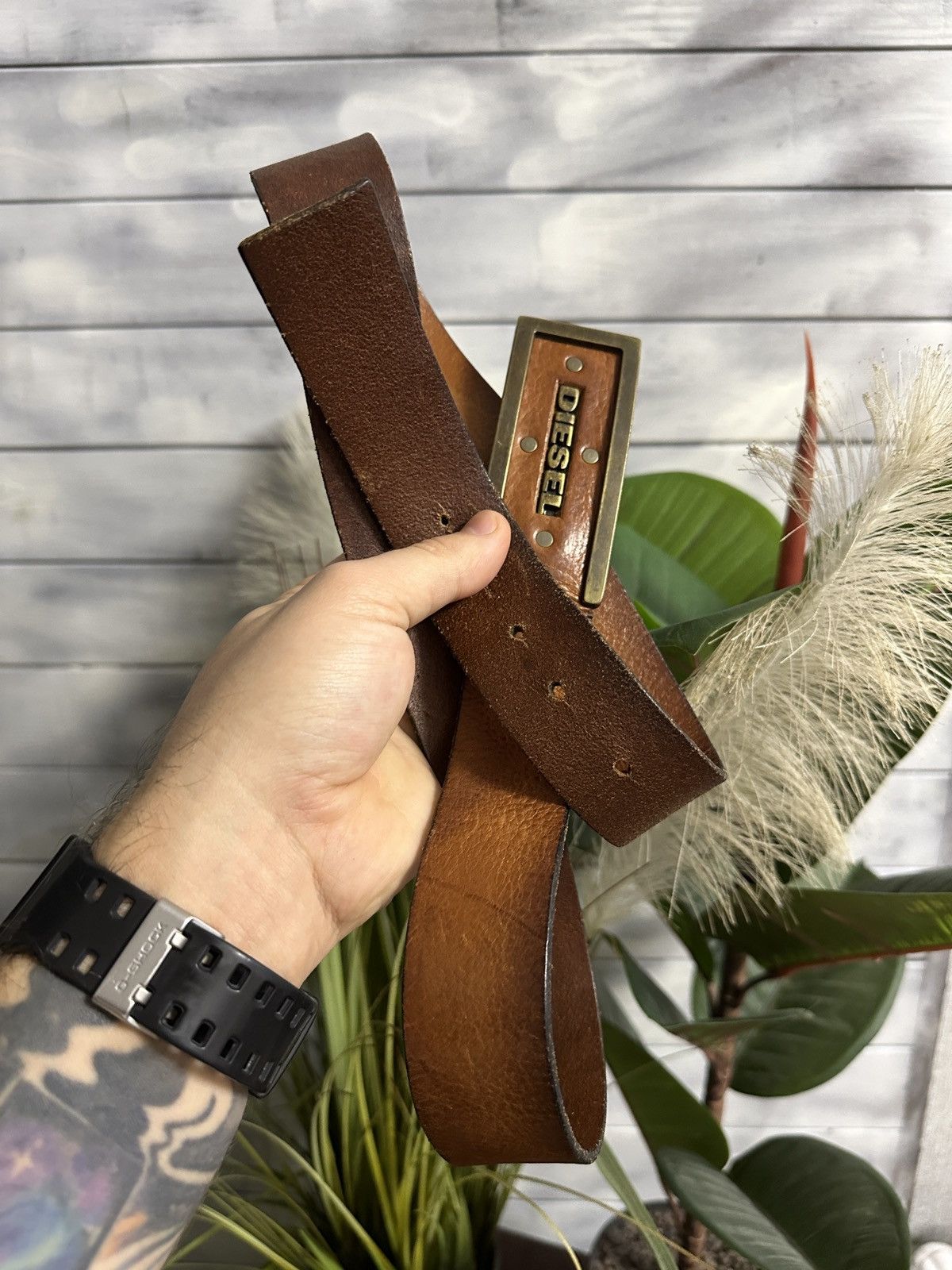 Diesel Rare Vintage Belt Diesel Luxury Avant-Garde Style. Size ONE SIZE - 3 Thumbnail