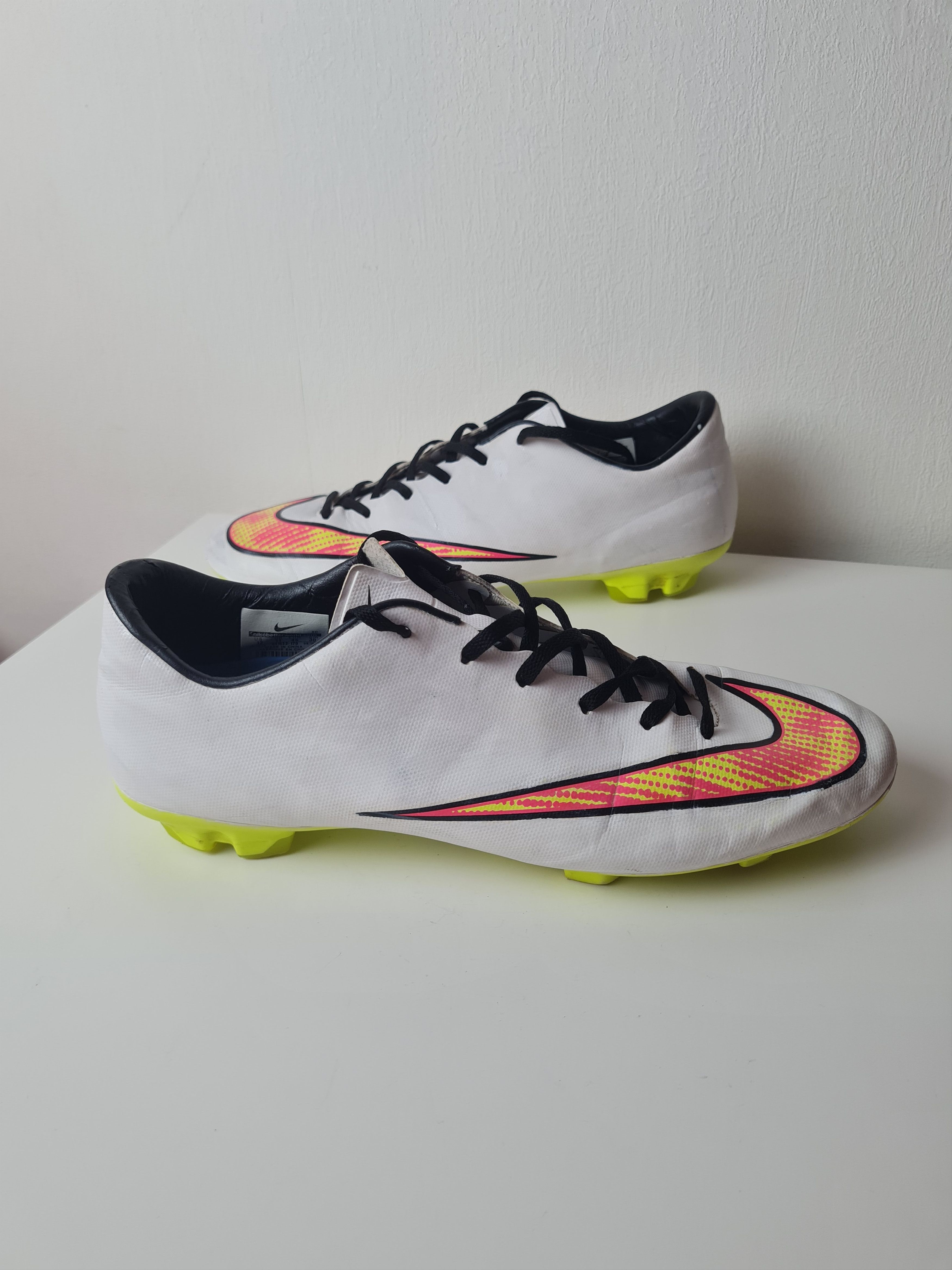Nike Football Nike Mercurial Victory V FG White Volt Hyper Size US 12.5 / EU 45-46 - 1 Thumbnail