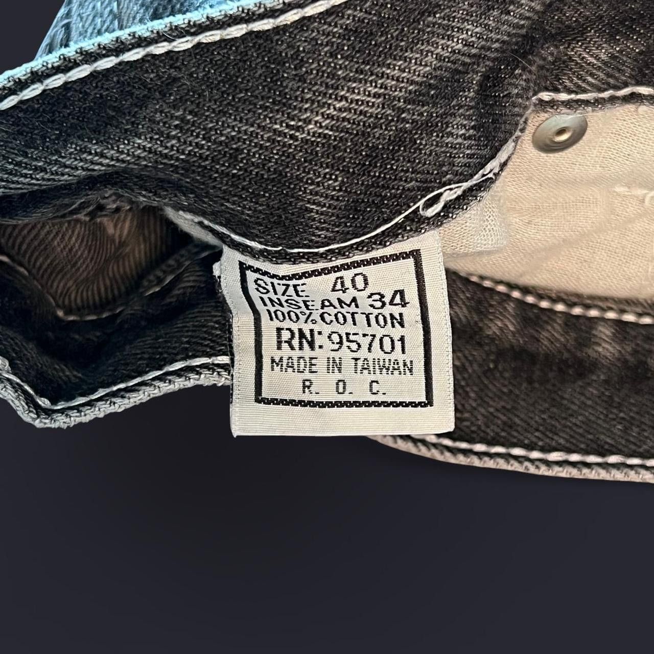 Other skater punk style distressed black baggy carpenter jeans 40w Size US 40 / EU 56 - 5 Thumbnail