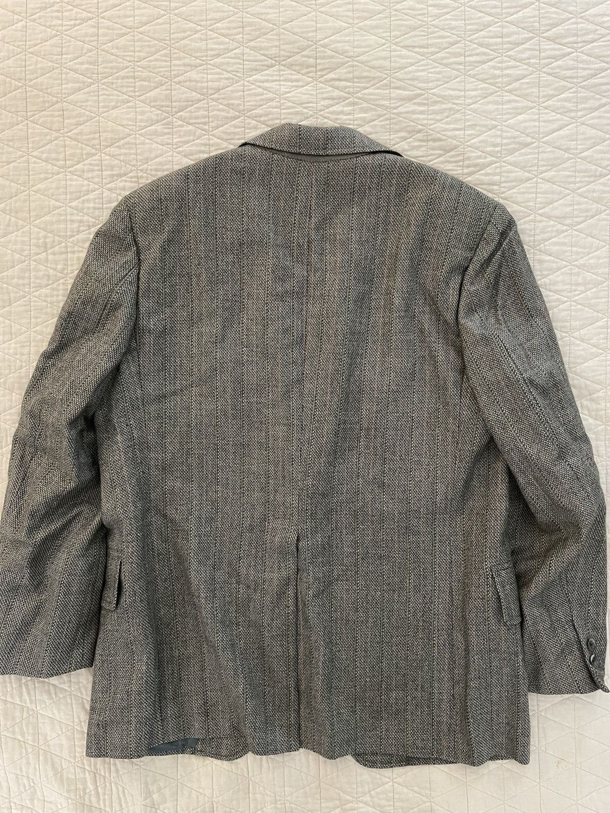 Hart Schaffner Marx × Vintage Vintage Flap Button Pocket Tweed Jacket Size 42R - 9 Thumbnail