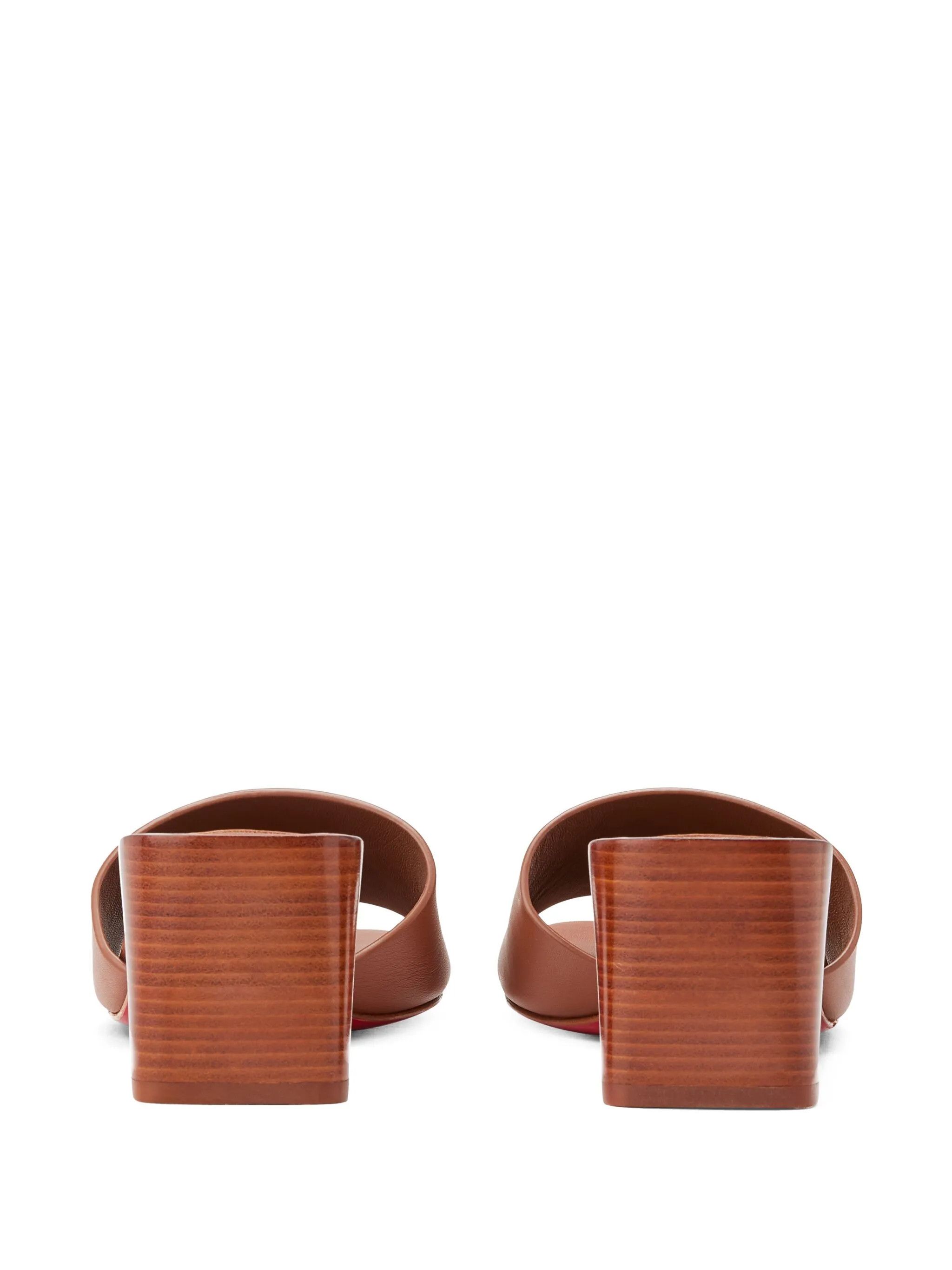 Christian Louboutin oc11z0625 Sandals in Brown Size US 7.5 / IT 37.5 - 3 Thumbnail