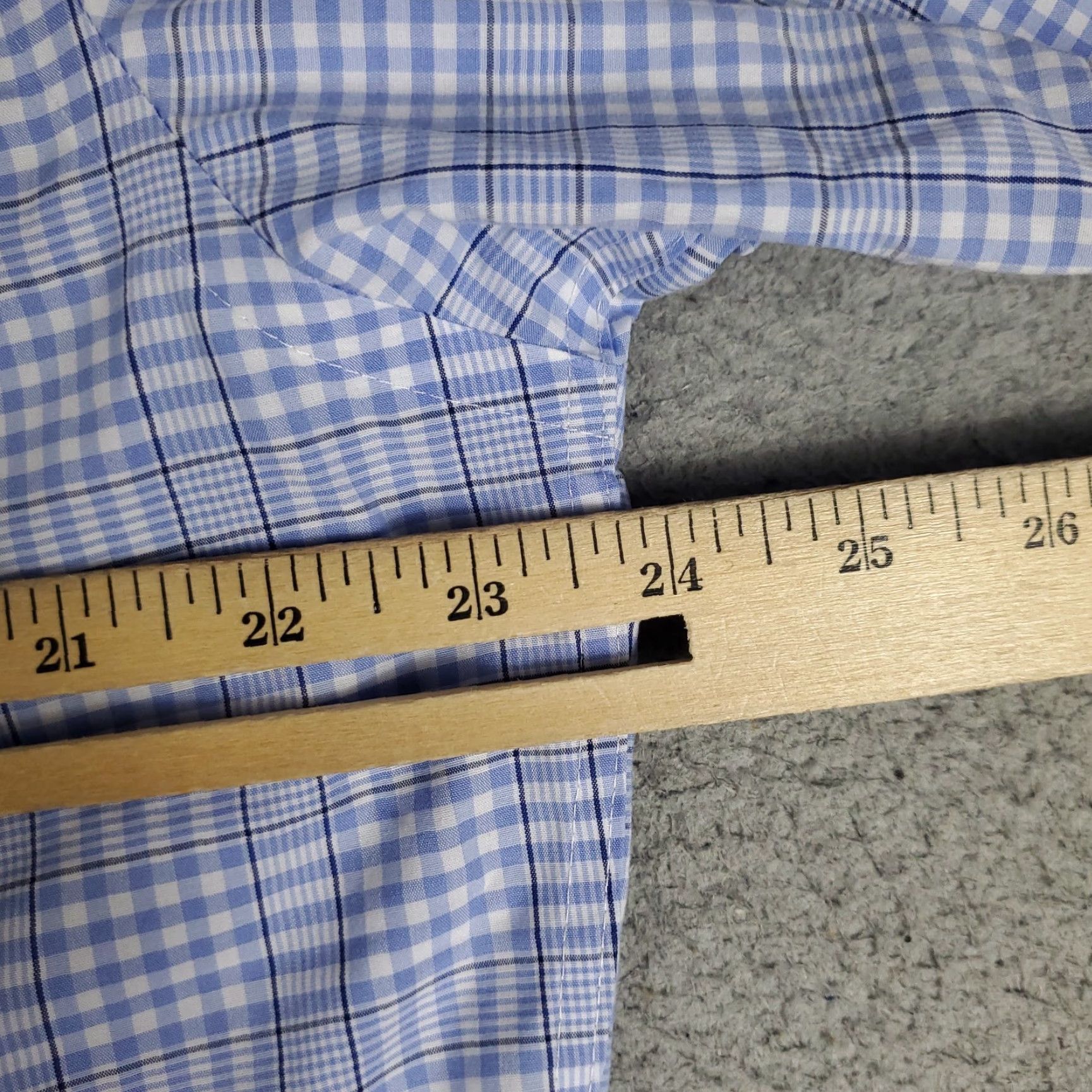 Ralph Lauren Ralph Lauren Shirt Mens Large Blue Plaid Regular Fit Button-Up Long Sleeve Size US L / EU 52-54 / 3 - 5 Thumbnail