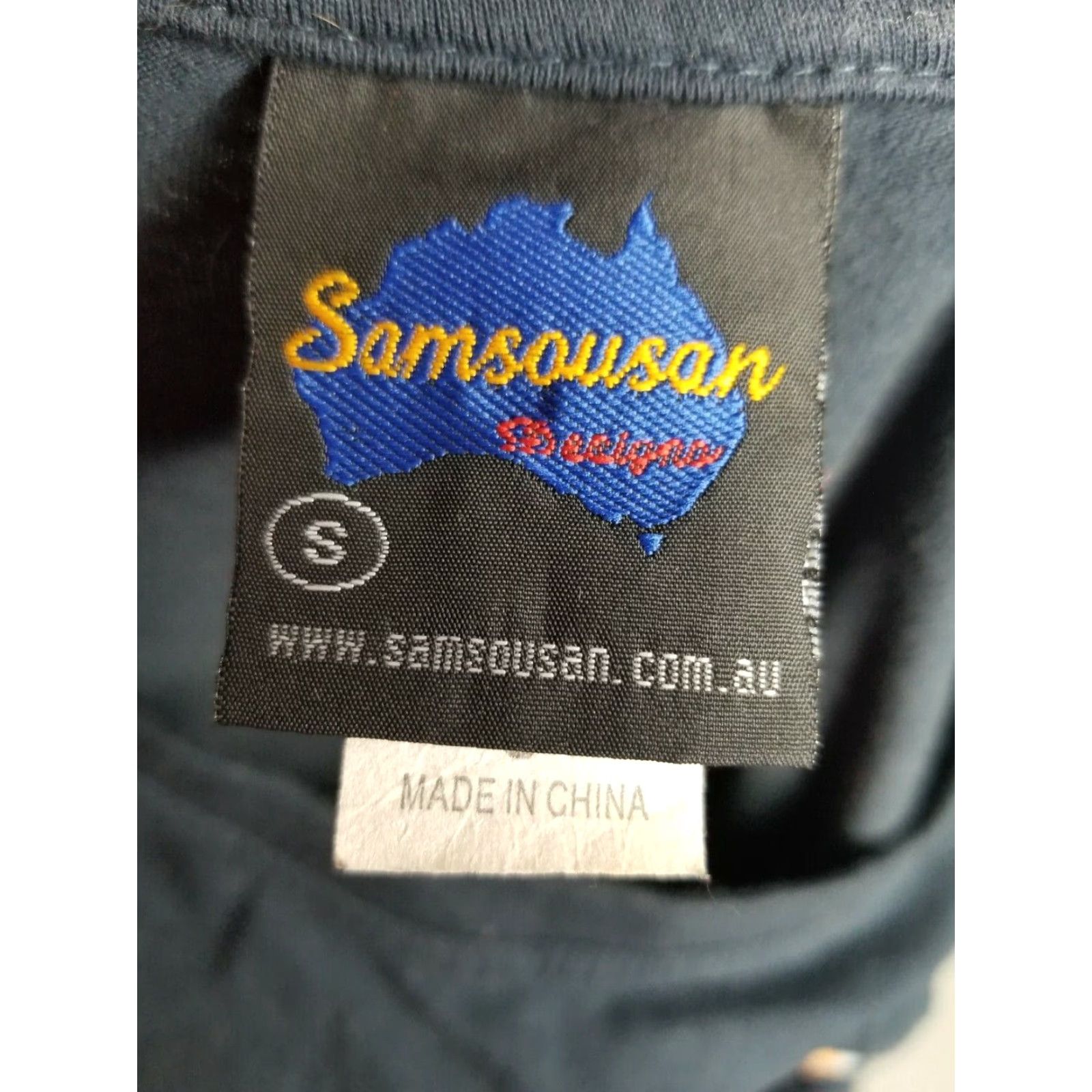 Vintage Samsousan Australia Shirt Mens Small Black 1990s Vintage Souvenir T-Shirt Down Under Graphic Tee Mens Size US S / EU 44-46 / 1 - 3 Thumbnail