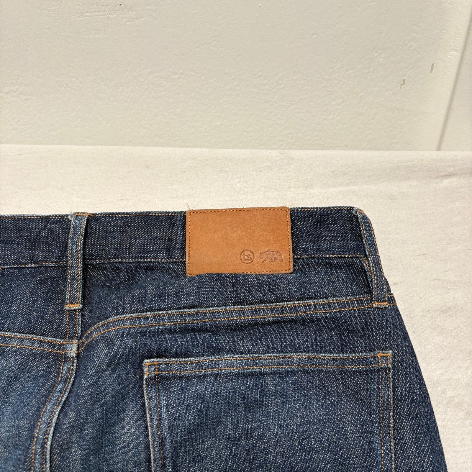 Taylor Stitch Taylor Stitch Faded Honeycomb Slim Denim Jeans Blue 32 x 32 Size US 32 / EU 48 - 6 Thumbnail