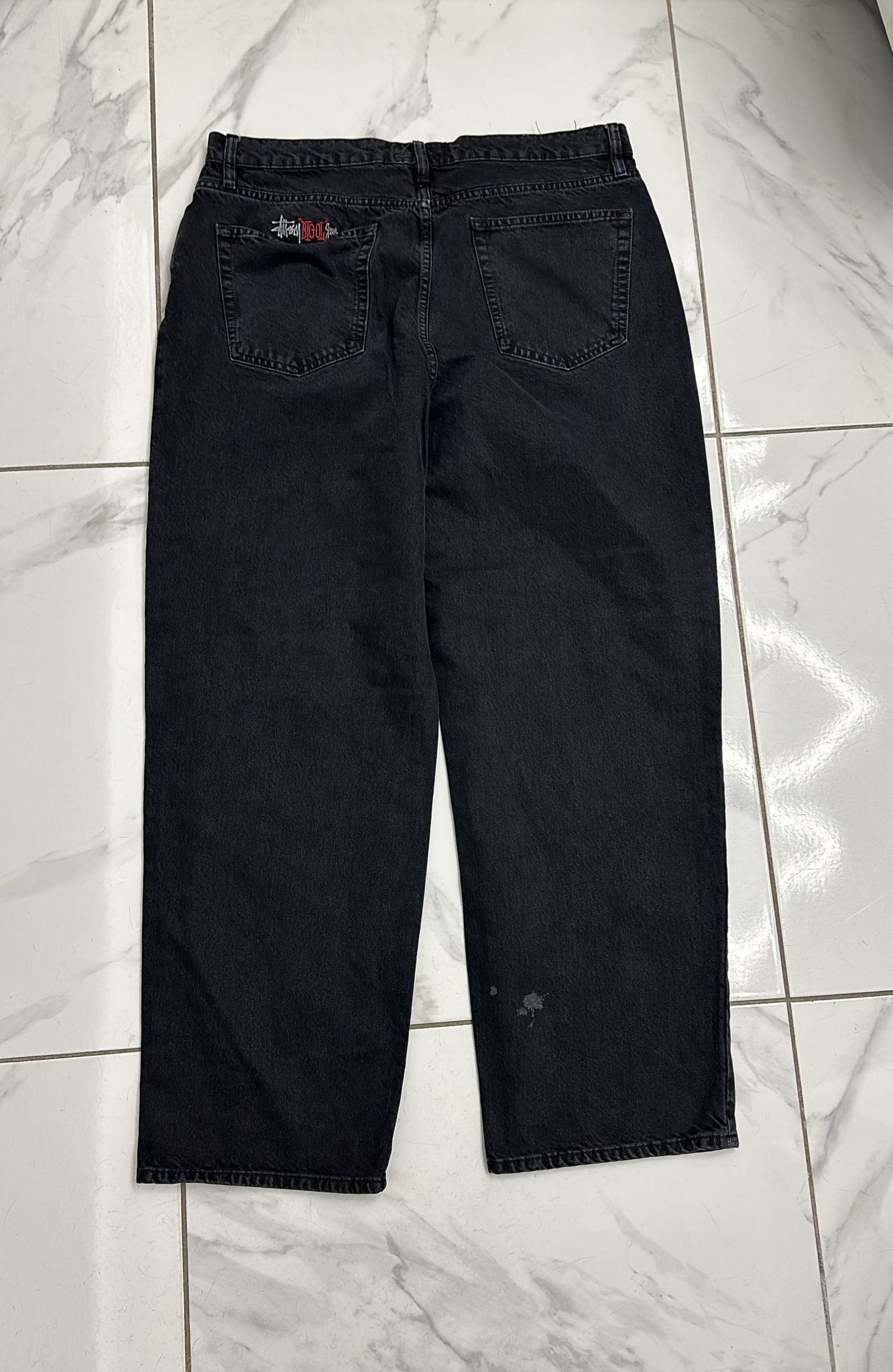 Stussy × Vintage Stüssy Big Ol Jean Black Size 36 Size US 36 / EU 52 - 2 Thumbnail