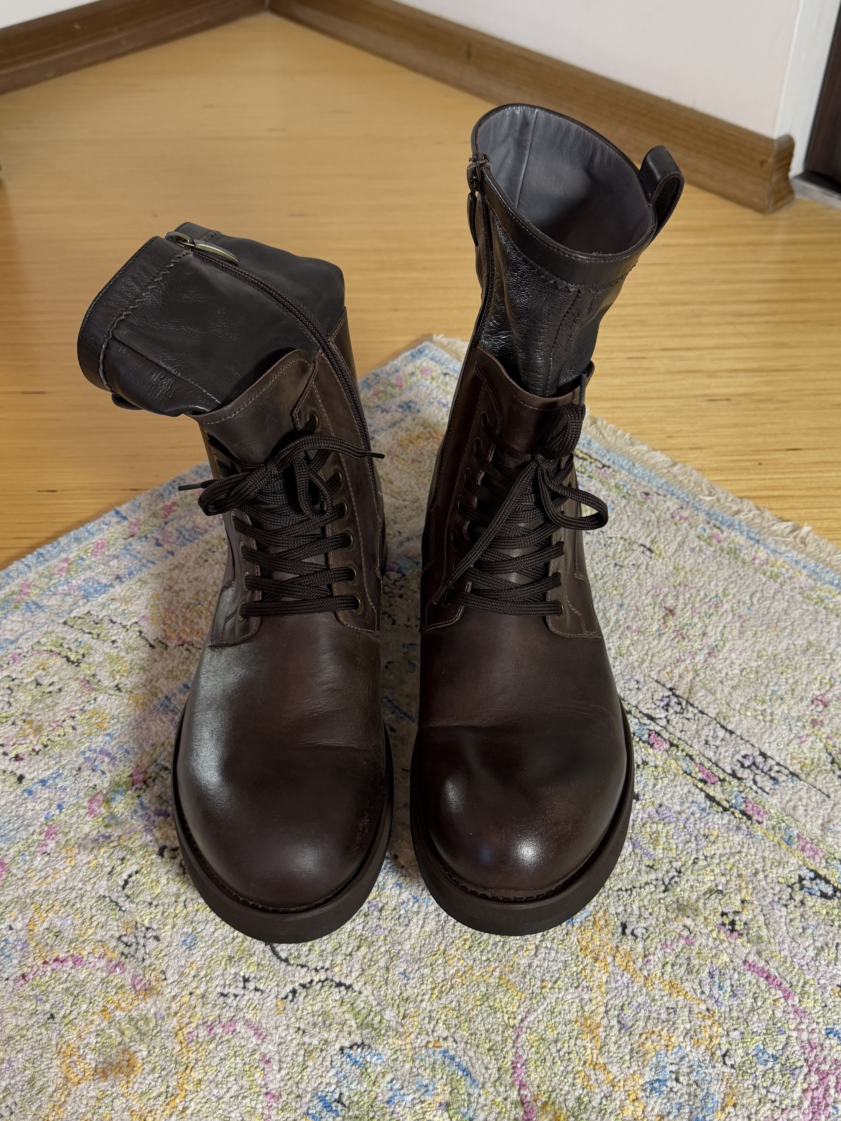 Paciotti Cesare Paciotti 4US Brown Leather Boots 44IT Size US 11 / EU 44 - 7 Thumbnail
