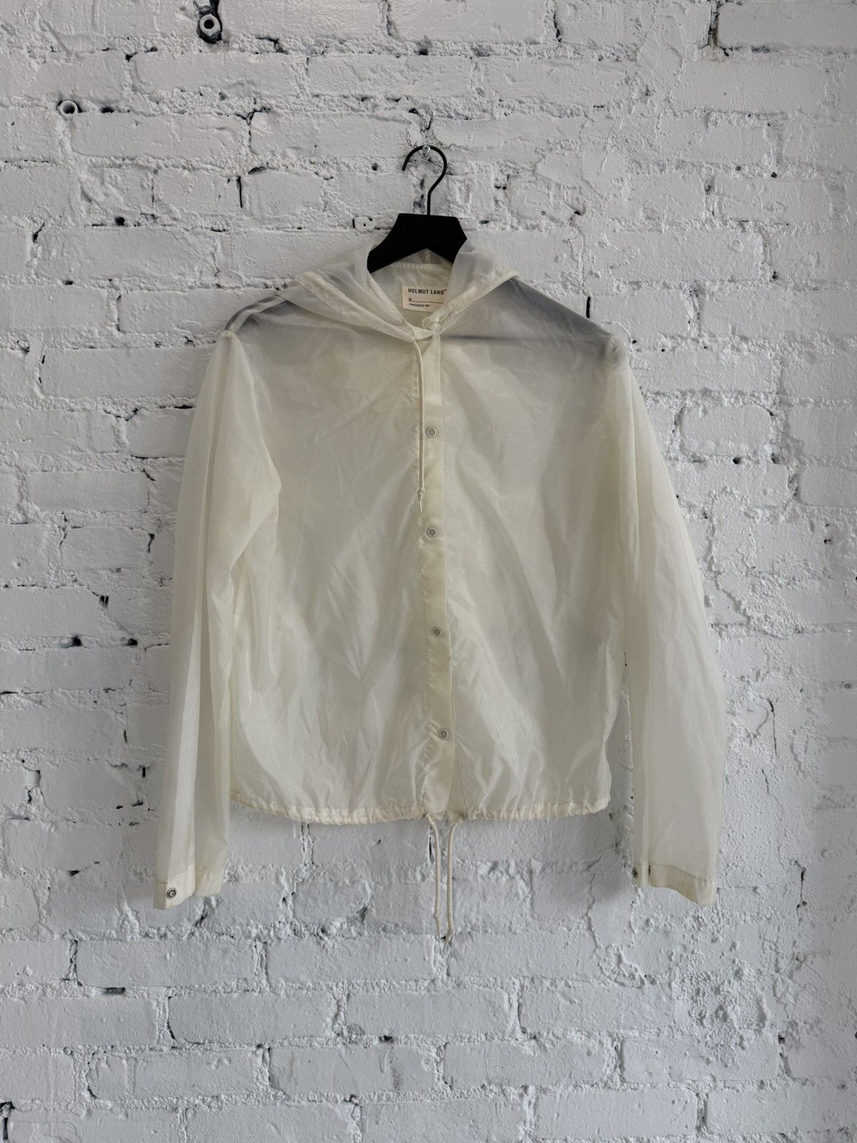 Helmut Lang 1997 HELMUT LANG TRANSPARENT RAIN JACKET Size US XS / EU 42 / 0 - 1 Thumbnail