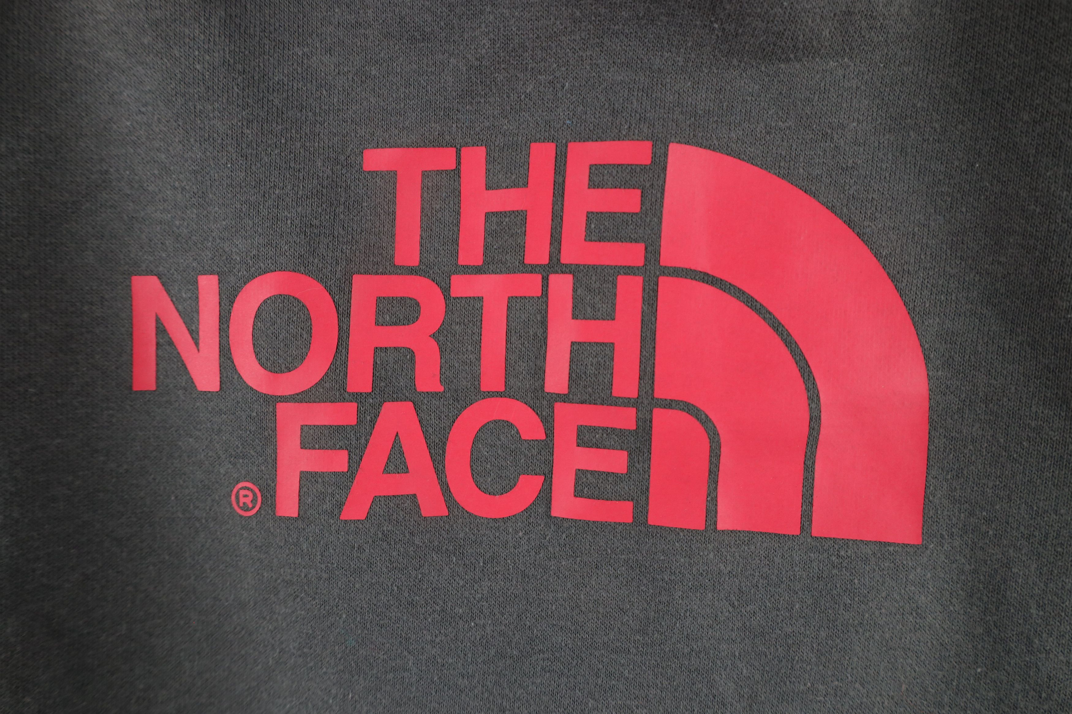 The North Face × Vintage Vintage The North Face Spell Out Big Logo Hoodie Sweatshirt Size L / US 10 / IT 46 - 4 Thumbnail