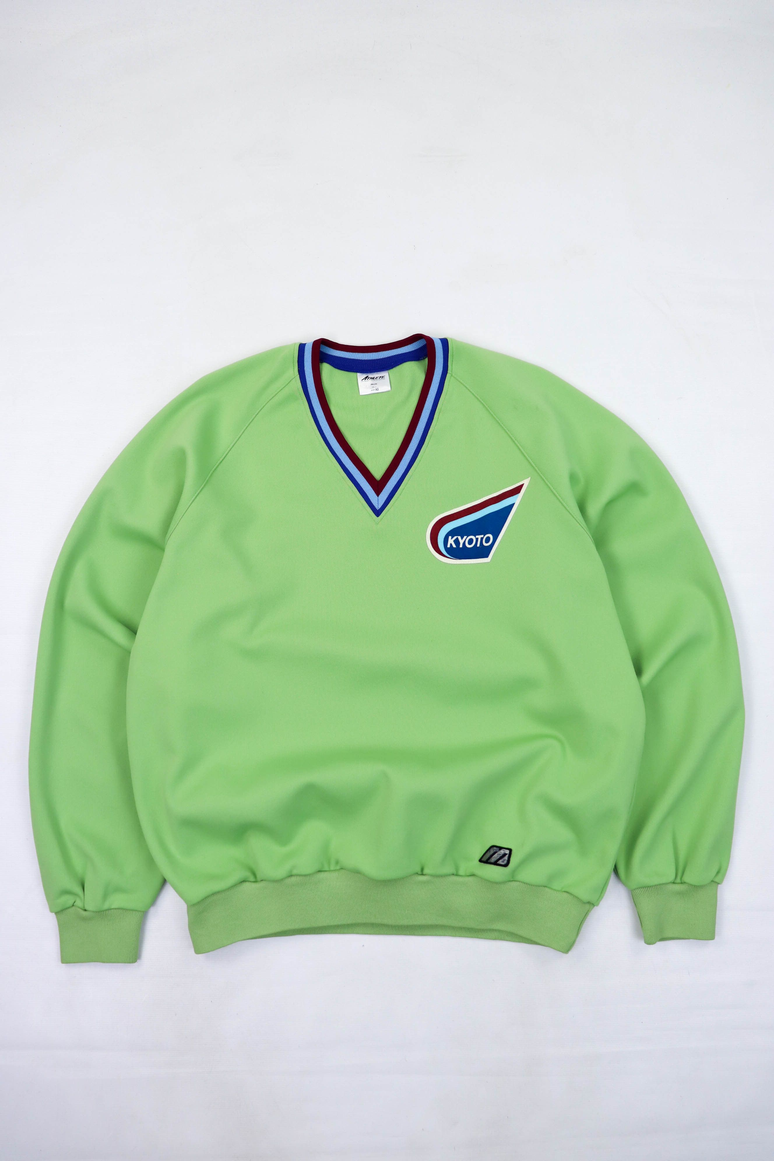 Mizuno Mizuno Athlete Vintage KYOTO Japan School Sport Pullover Size US L / EU 52-54 / 3 - 1 Thumbnail