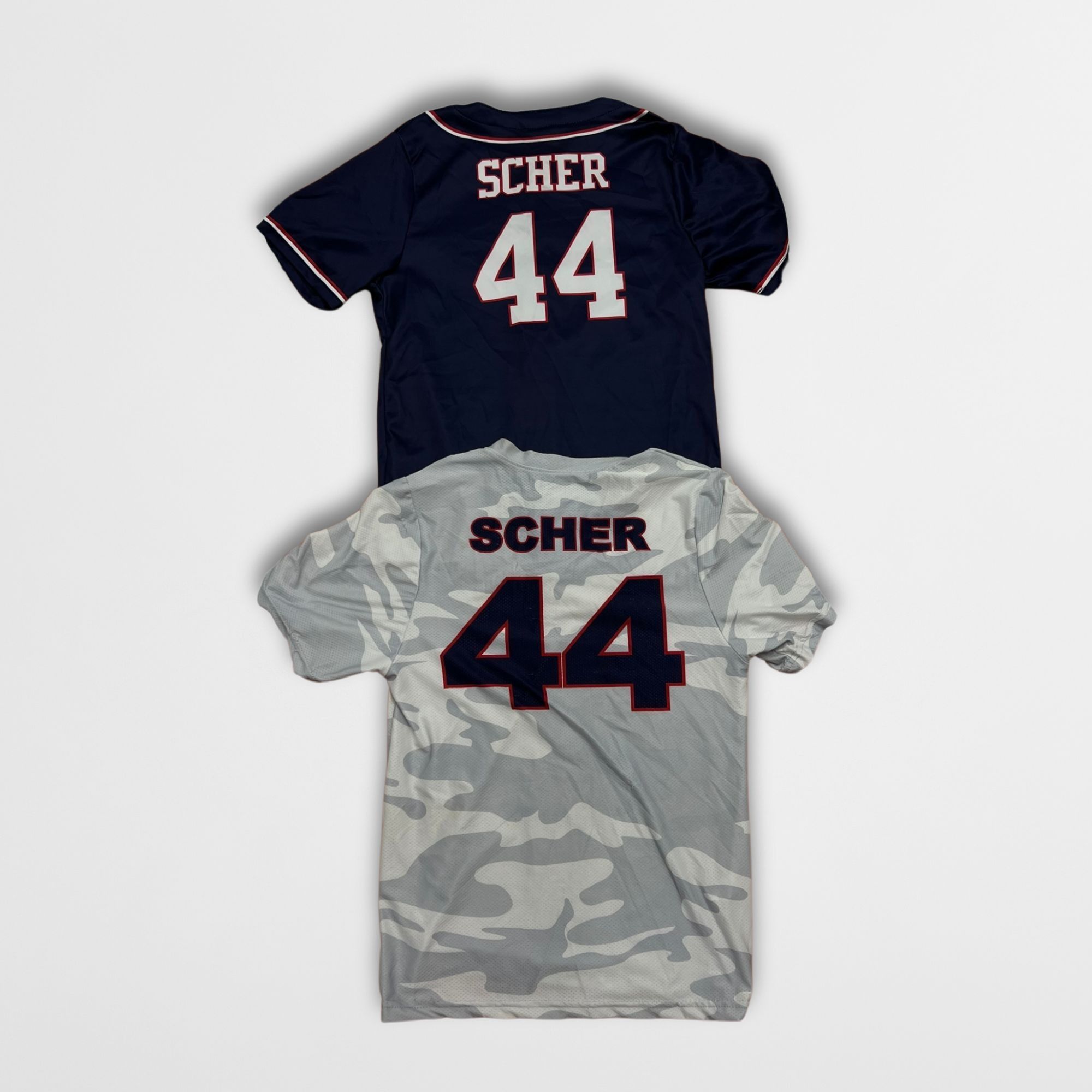 Other T'ם Resto Athlete Jersey – Barrels #44 Scher – Blue & White Size US S / EU 44-46 / 1 - 3 Thumbnail