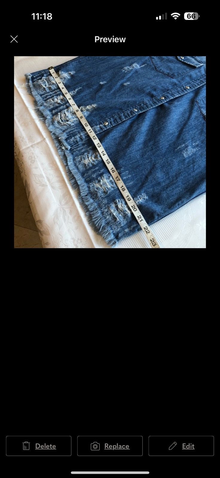 Iro IRO Experience Denim Button-Down Shirt Men’s Size 34 (US- S) Size US S / EU 44-46 / 1 - 9 Thumbnail