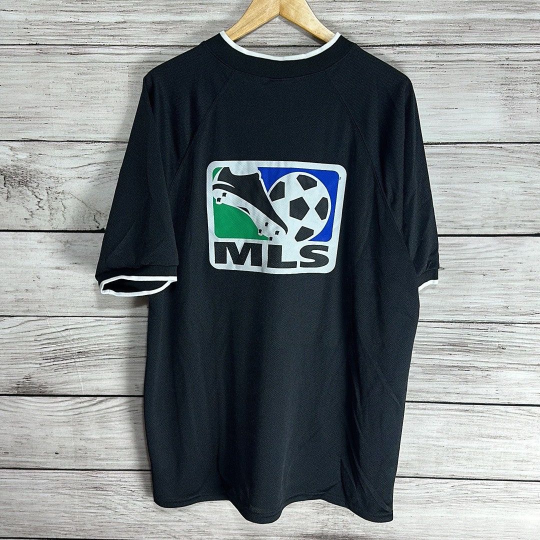 New York NJ Metrostars MLS Medium Nike Soccer Long outlet Sleeve Jersey Fast Ship Adult