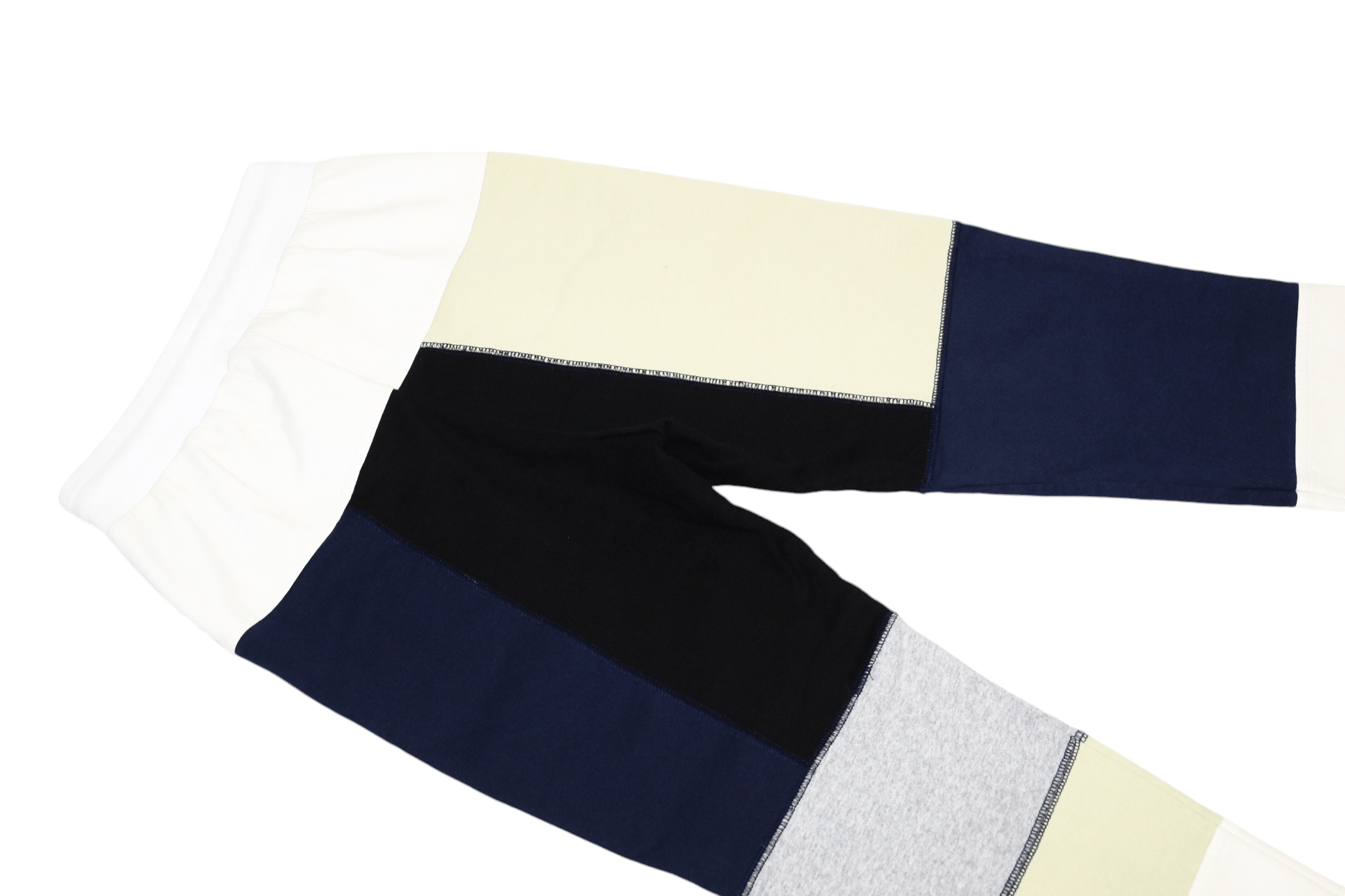 GR-Uniforma 💥GR-Uniforma Patchwork Panel Sweatpants faux leather trim Size US 30 / EU 46 - 13 Thumbnail