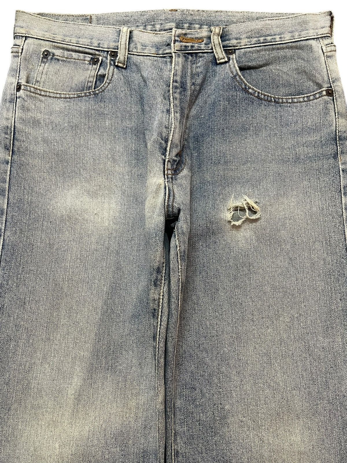 Japanese Brand Vintage Japanese Brand Blue Faded Wash Style Jeans Size US 33 - 3 Thumbnail