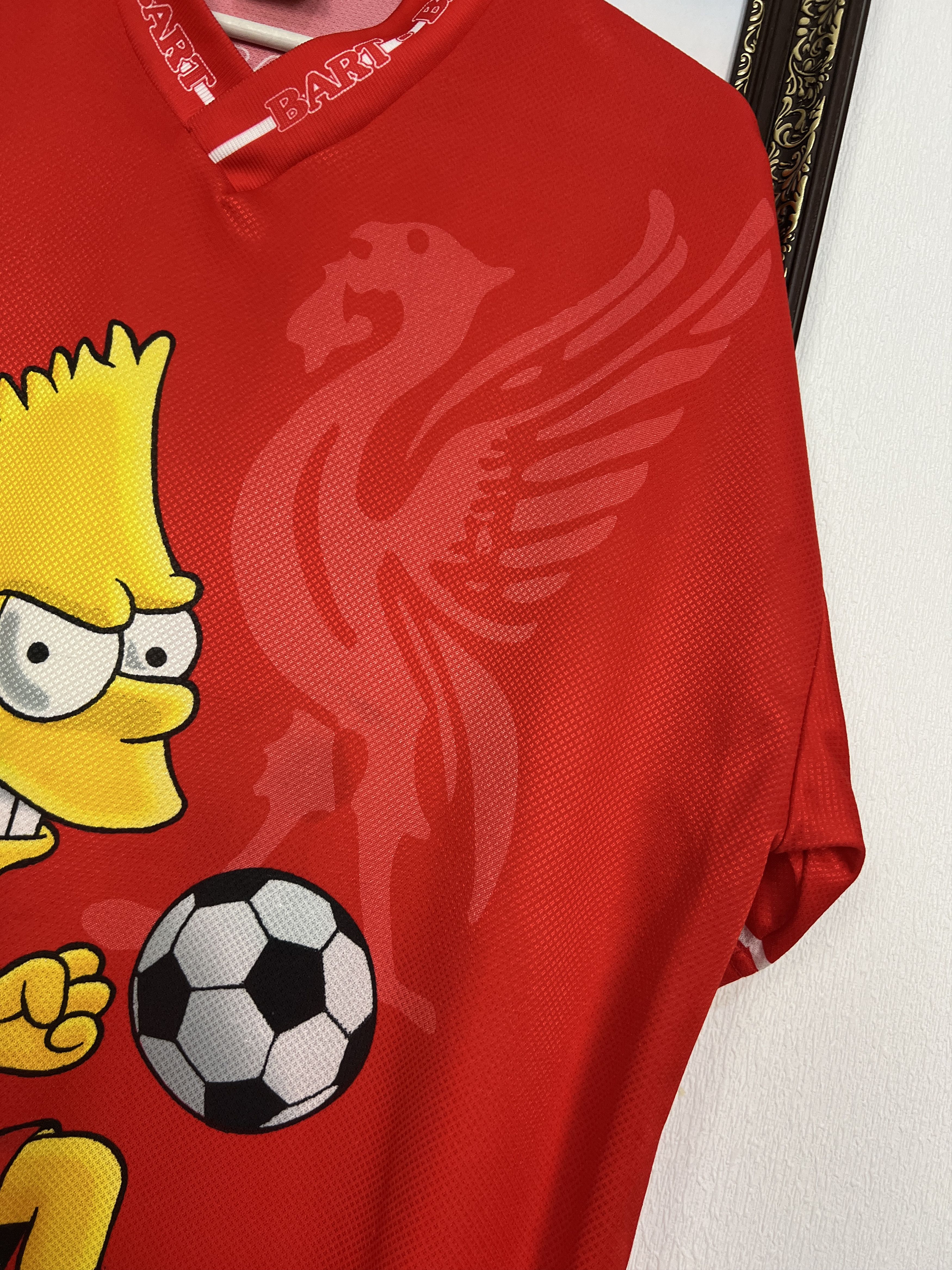 Vintage Bart Simpson Liverpool Shirt Football Jersey Soccer YNWA Size US XL / EU 56 / 4 - 7 Thumbnail