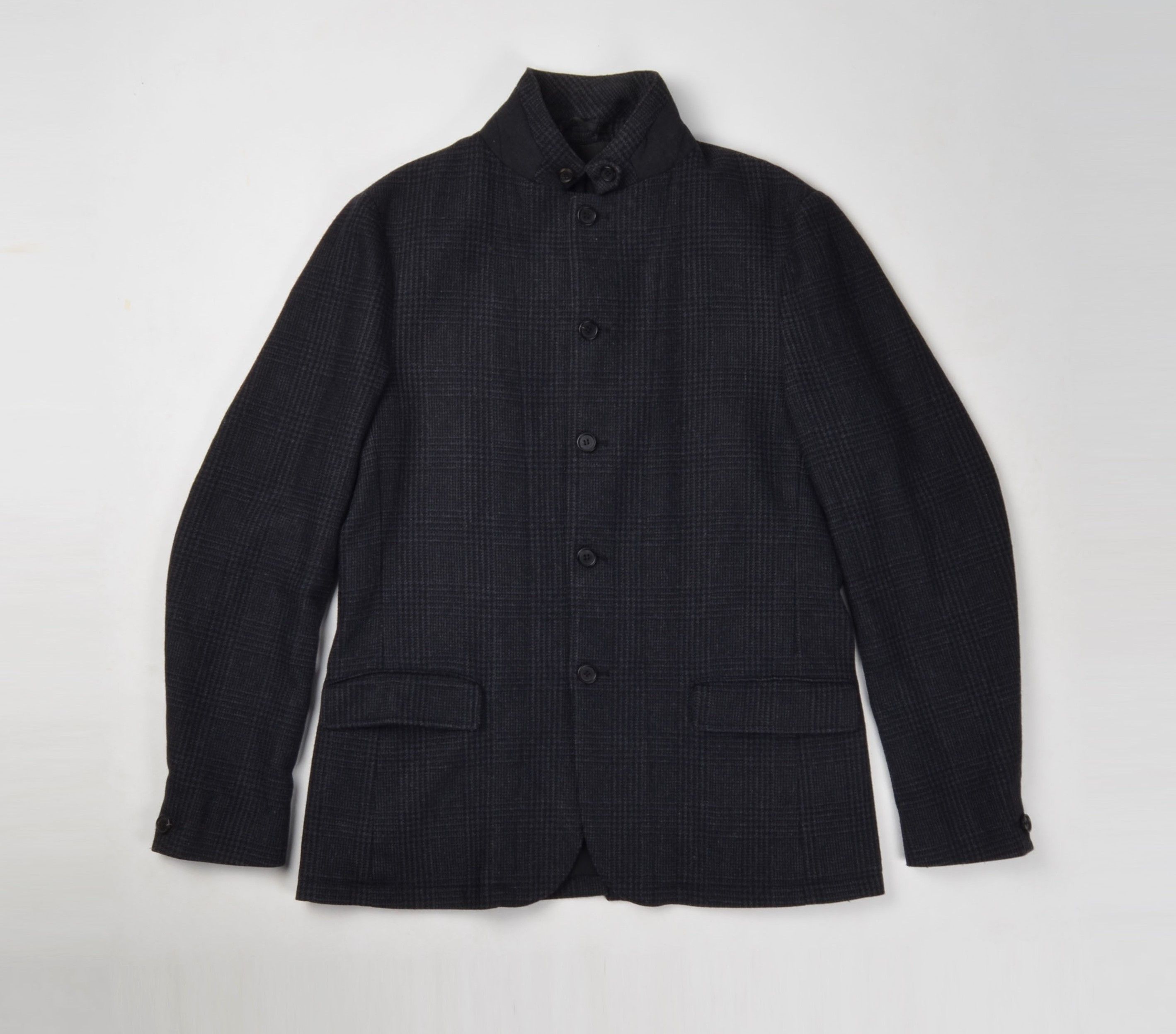 Allsaints AllSaints Men’s Wool Blend Glen Check Blazer Jacket Size US L / EU 52-54 / 3 - 1 Thumbnail