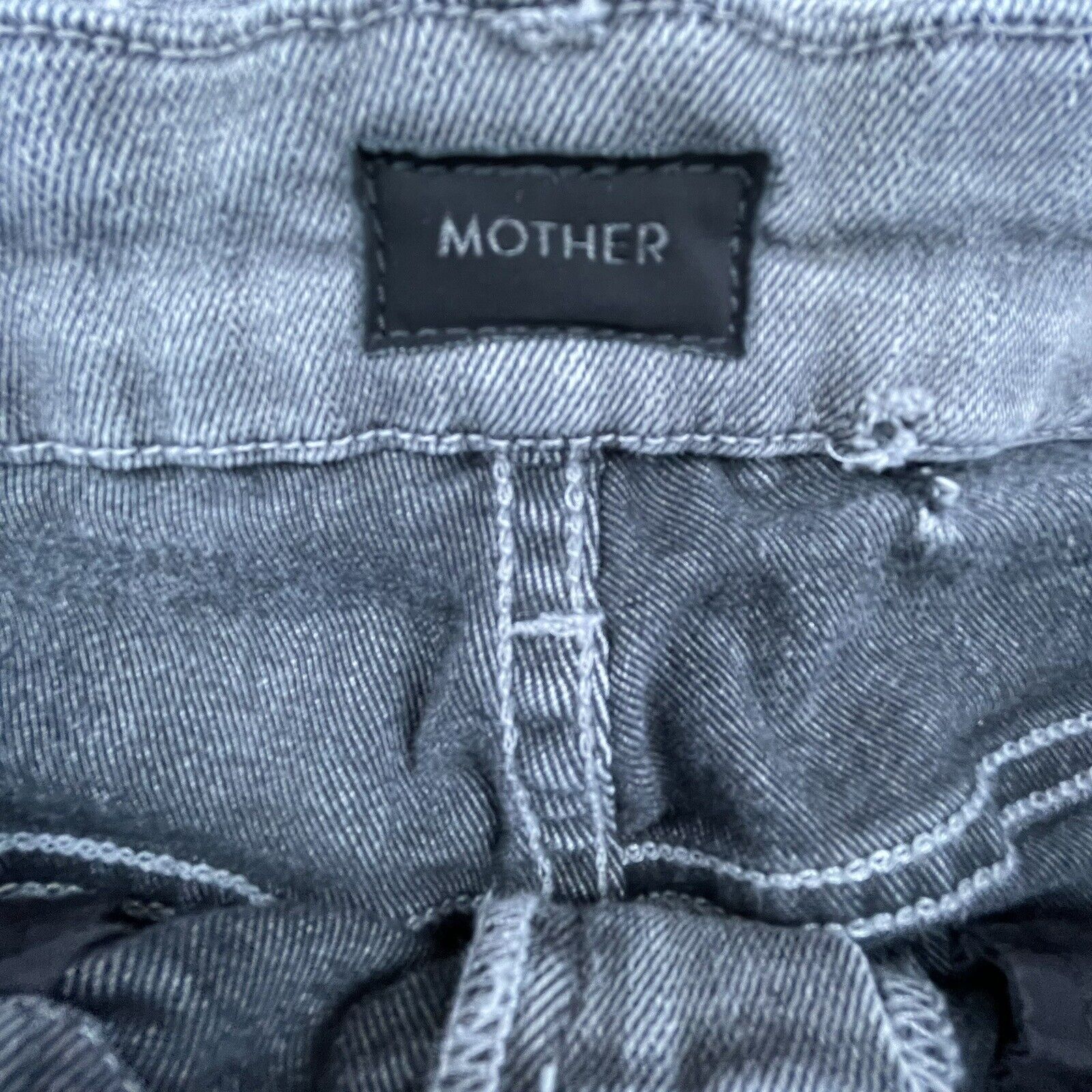 MOTHER Mother Jeans Womens 24 High Waisted Looker Supermoon Grey Size 24" / US 00 / IT 34 - 3 Thumbnail