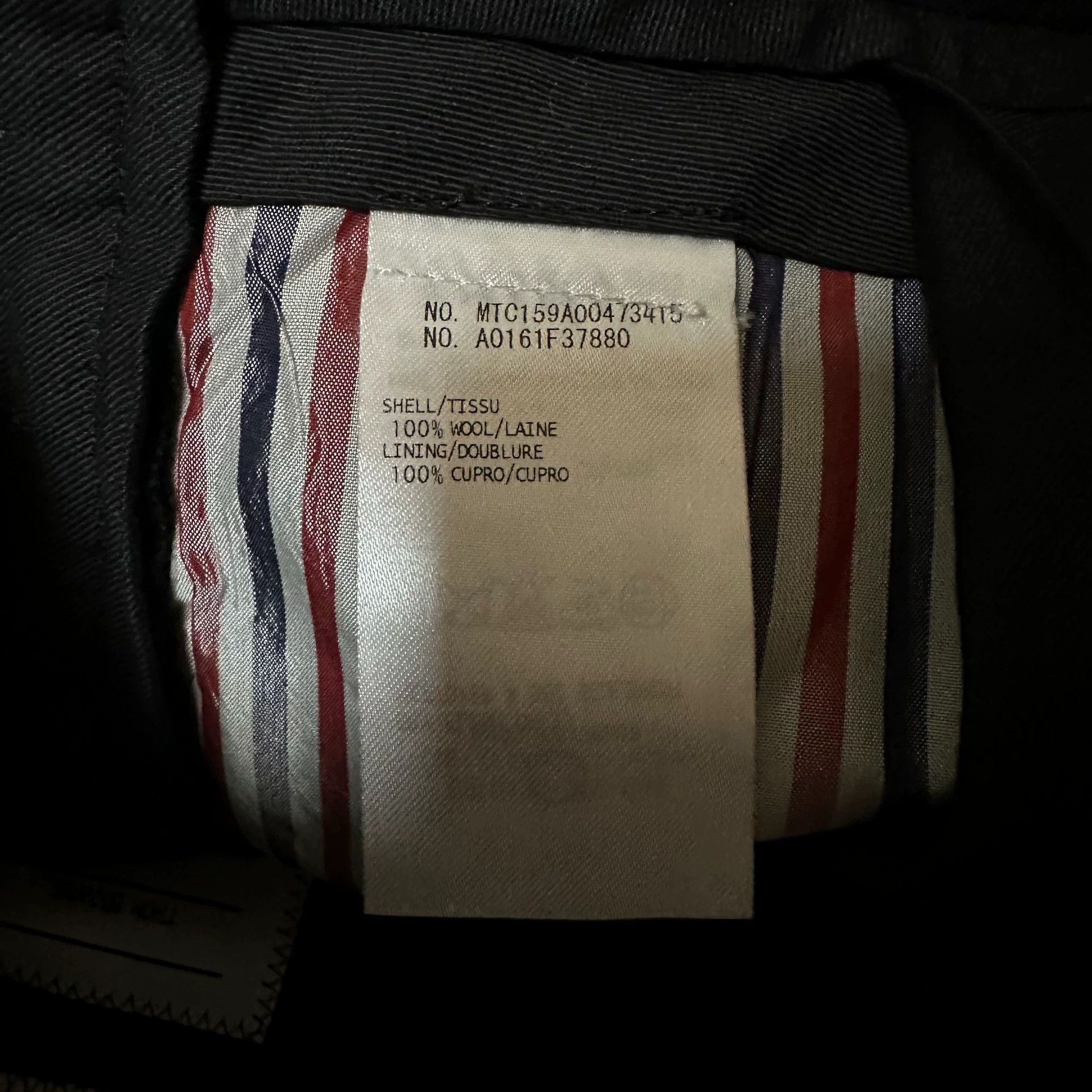 Thom Browne Thom Browne Deep Blue Striped Trousers Size US 40 / EU 56 - 7 Thumbnail