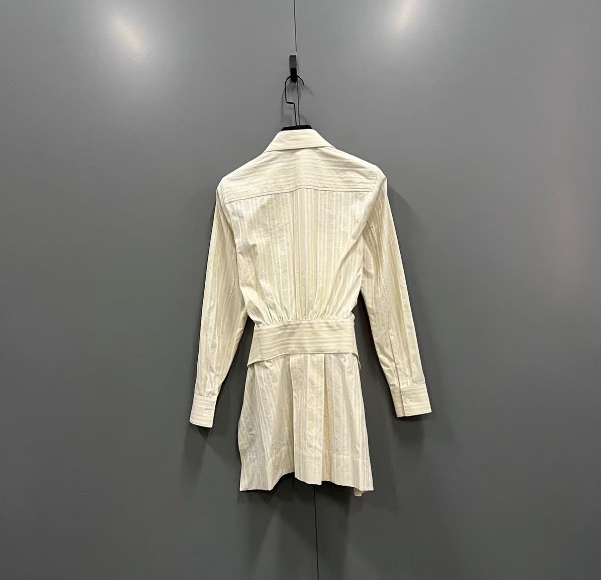 1017 ALYX 9SM 1017 ALYX 9SM Yellow Striped Shirt Dress J41 Size XS / US 0-2 / IT 36-38 - 2 Thumbnail