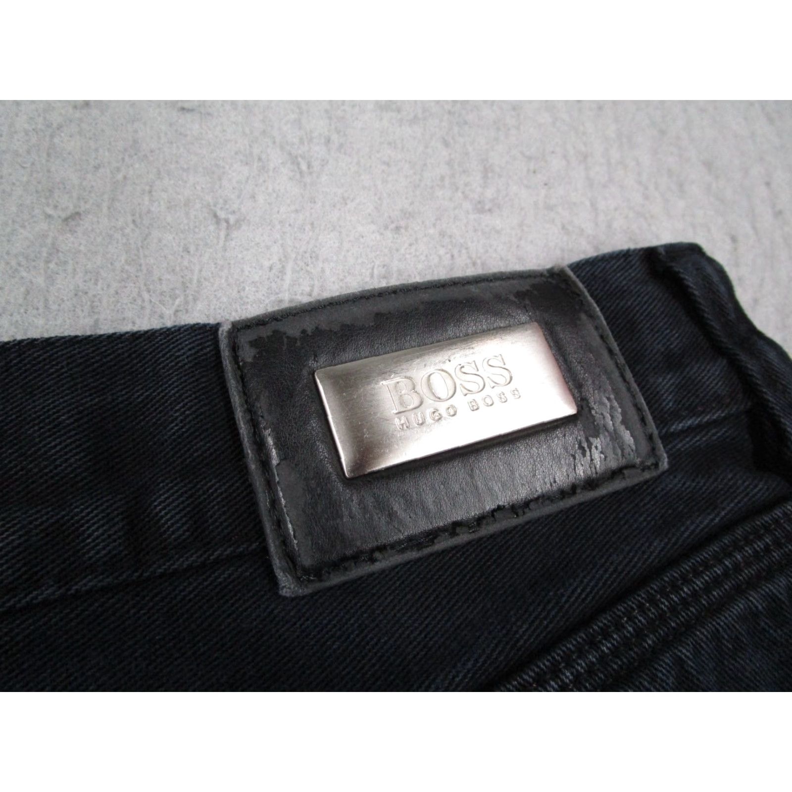 Hugo Boss VINTAGE Hugo Boss Jeans Black Straight 36 32x31 Denim 90s Mens Size US 36 / EU 52 - 6 Thumbnail
