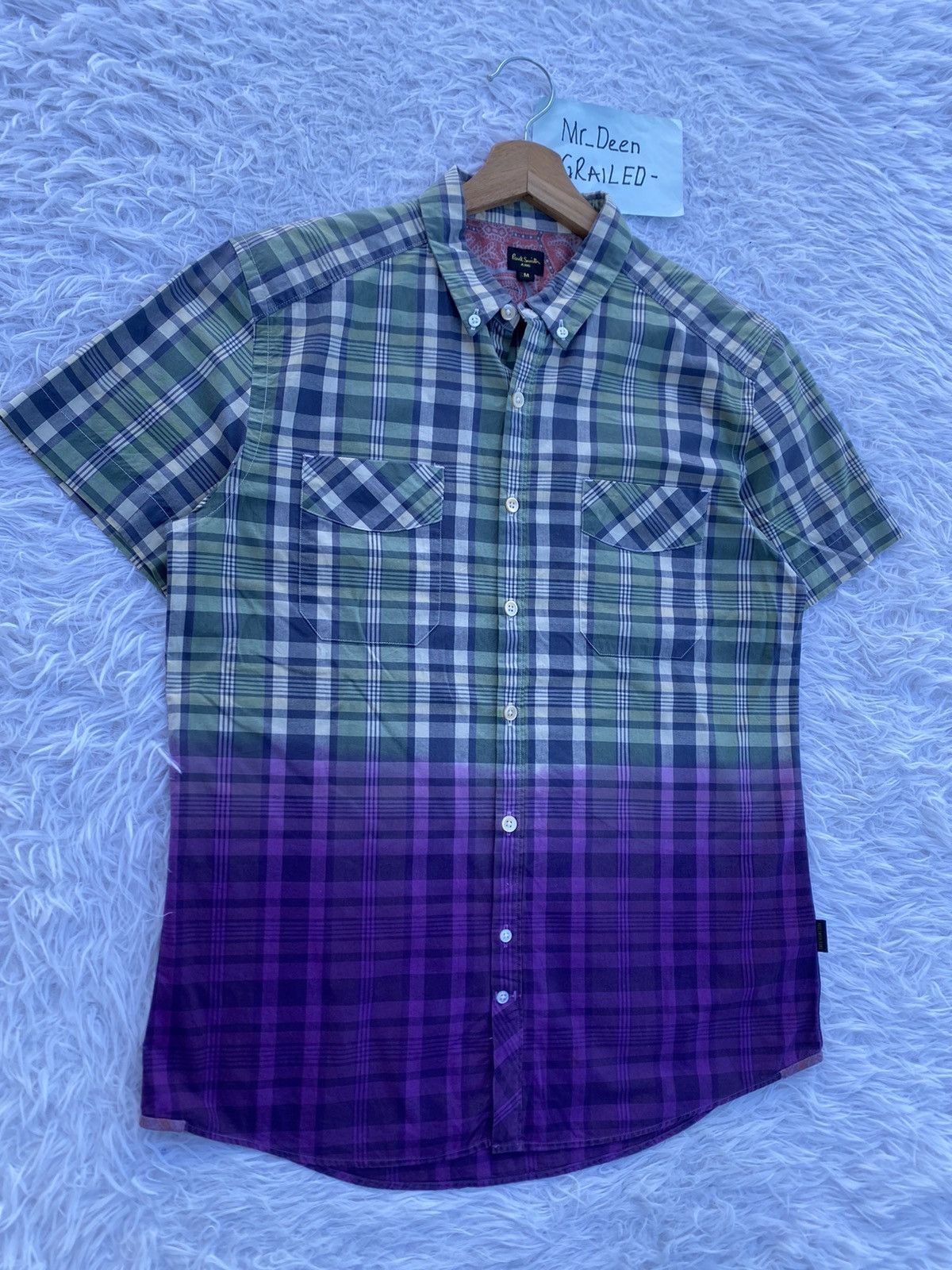 Paul Smith Rare Paul Smith Checkered Buttons Up Shirt Size US M / EU 48-50 / 2 - 2 Thumbnail
