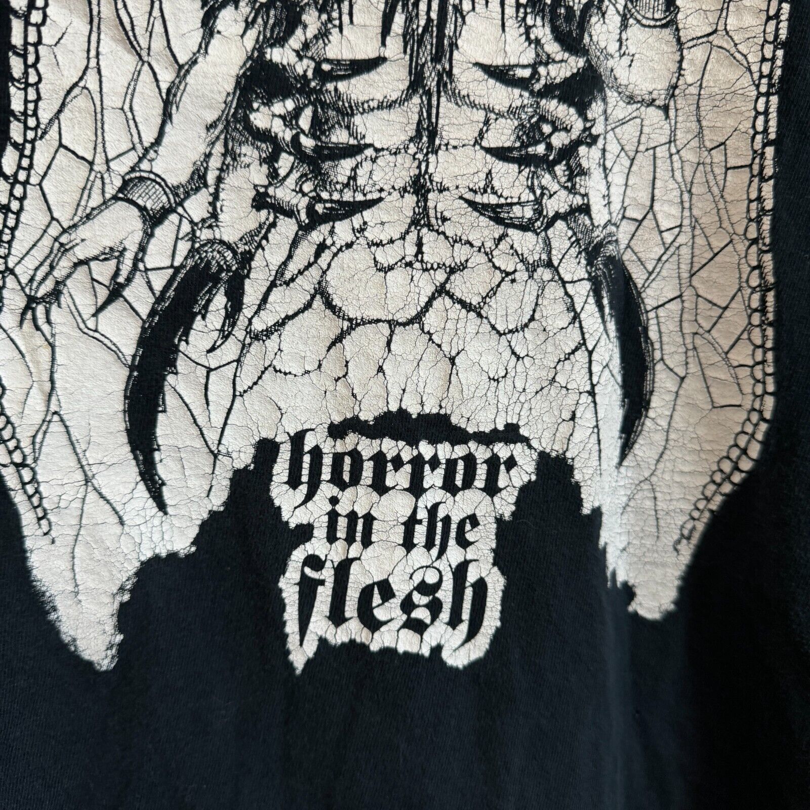 Gildan Amoricide Horror In The Flesh Hell Death Soul Band T-Shirt Size US L / EU 52-54 / 3 - 3 Thumbnail