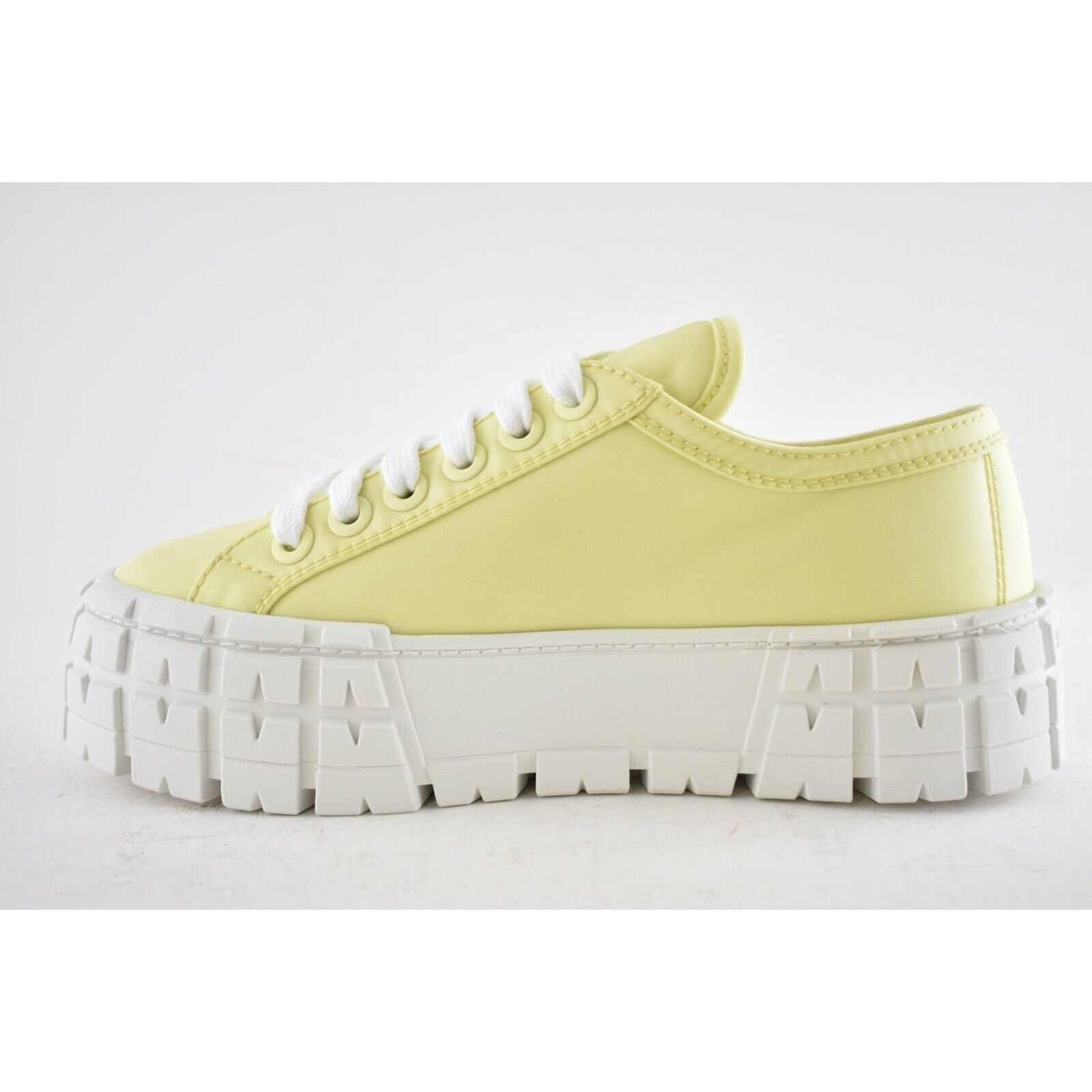 Prada Nylon Platform Lug Sole Flat Low Top Trainer Sneaker 38 Size US 8 / IT 38 - 9 Thumbnail