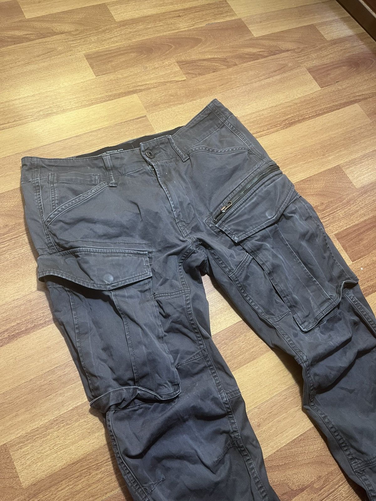 G-Star G Star RAW Cargo Pants Double Knee Y2k Multipocket Size US 30 / EU 46 - 2 Thumbnail