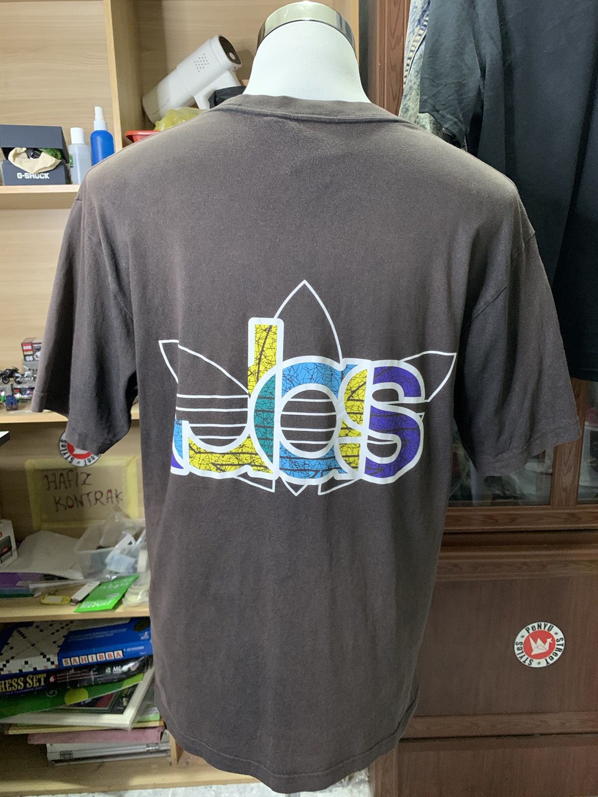 Adidas Adidas Y2K Trefoil Mirror T-shirt Size US XL / EU 56 / 4 - 2 Thumbnail