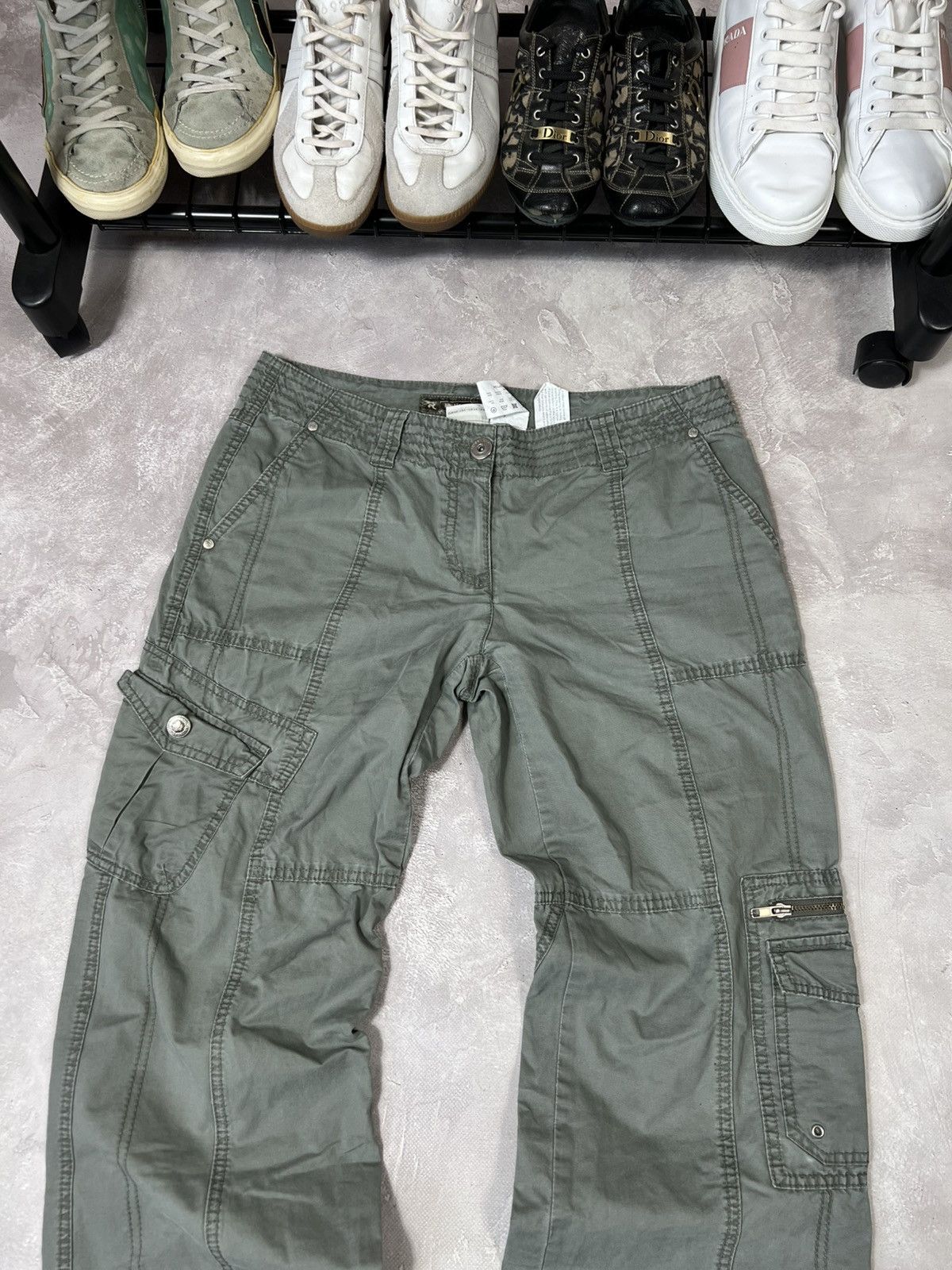 Other Vintage Baggy Parachute Y2k Junya Watanabe Style Fade Pants Size 40" / US 18 - 3 Thumbnail