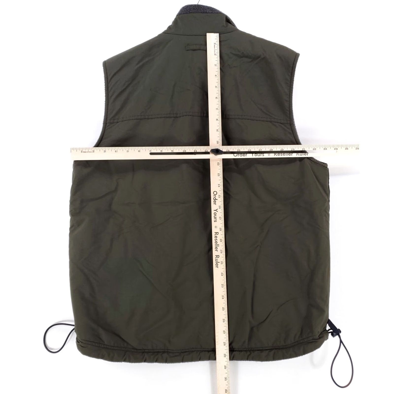 Abercrombie & Fitch Abercrombie & Fitch A&F Full Zip Vest Fleece Lined Green Mens L Vest Windbreaker Lined Polyester Men Green Size US L / EU 52-54 / 3 - 5 Thumbnail