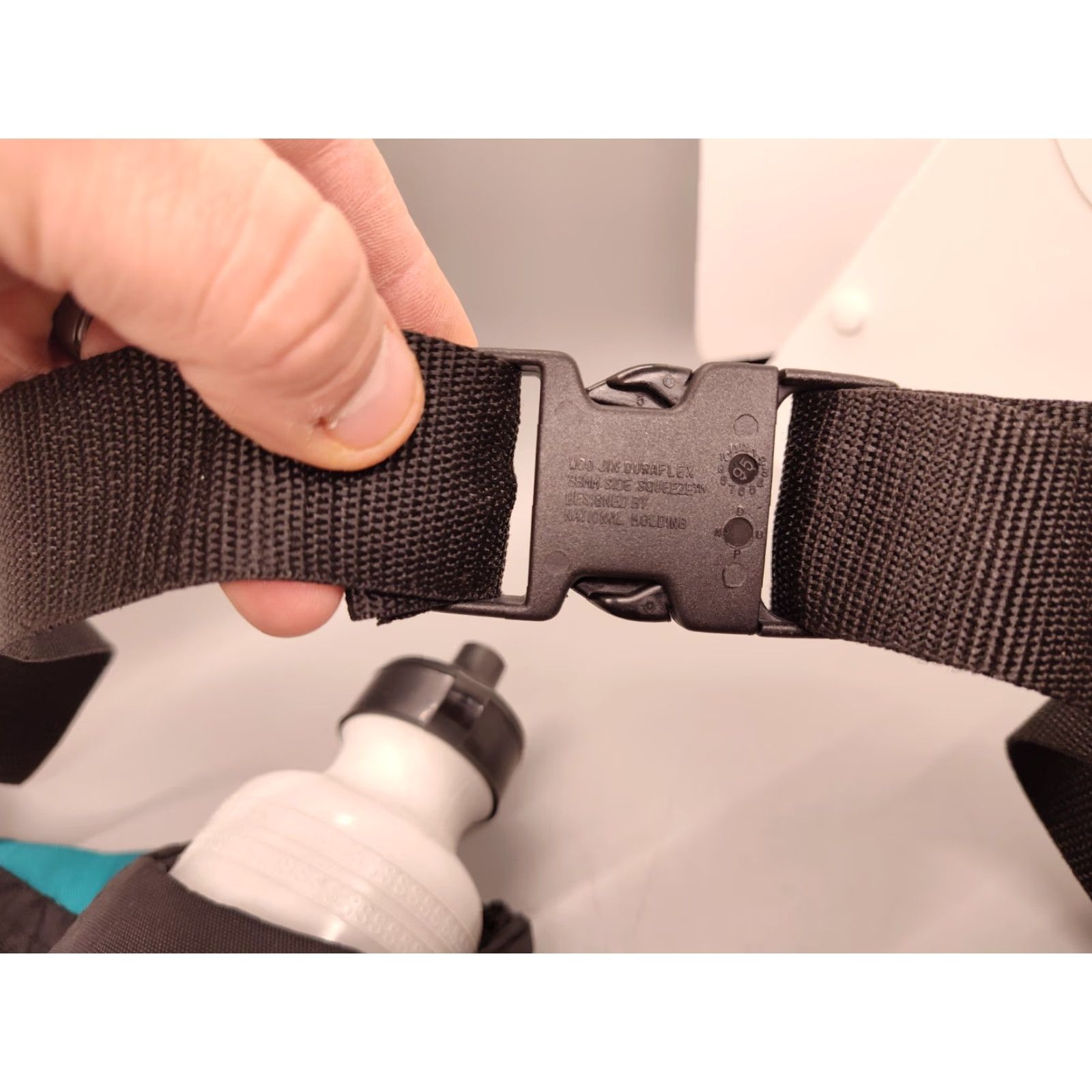 La Sportiva VINTAGE Sportiva Waist Bag Fanny Pack Bag Belt 32" 90s Black Unisex Adults Medium Men Women Size ONE SIZE - 5 Thumbnail