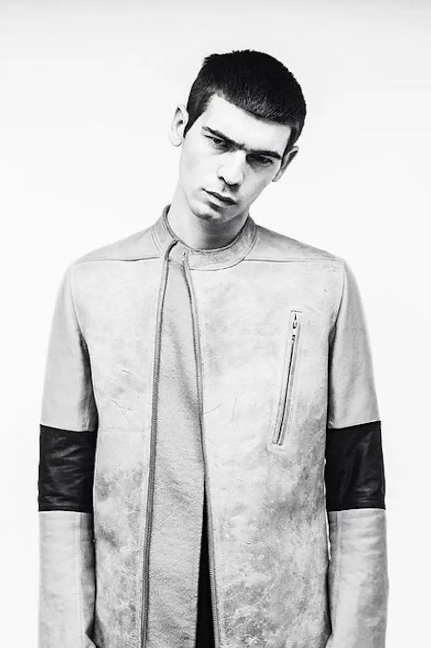 Rick Owens FW14 Moody Leather Jacket Size US L / EU 52-54 / 3 - 3 Thumbnail