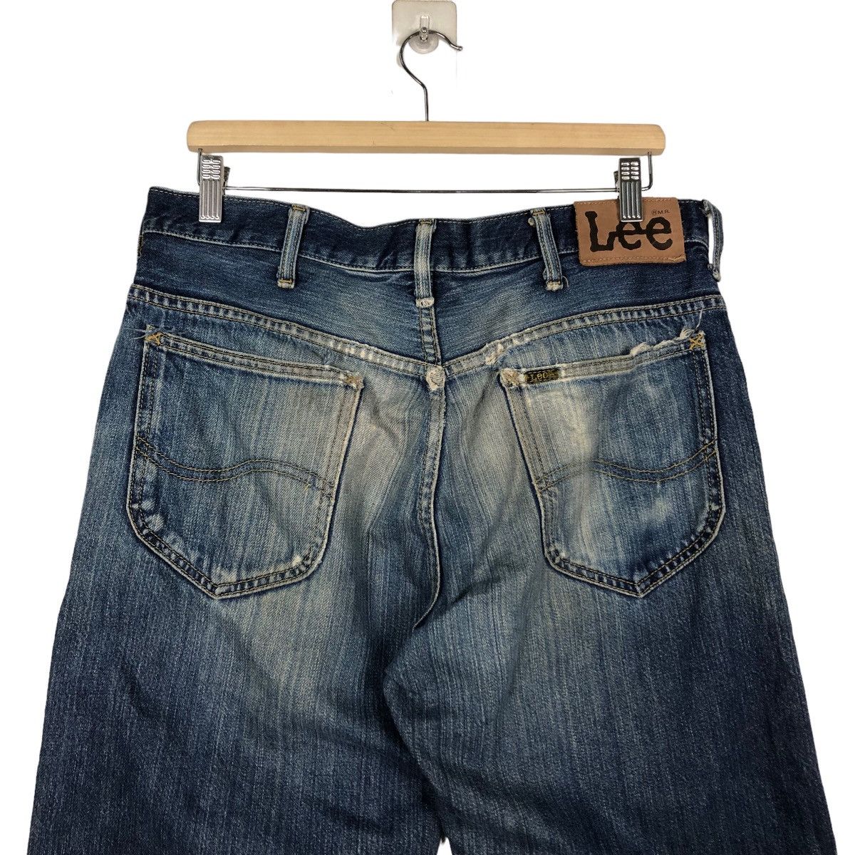 Japanese Brand 🔥Vintage Union Made Lee Raiders Denim Jeans Red Line Size US 34 / EU 50 - 9 Thumbnail