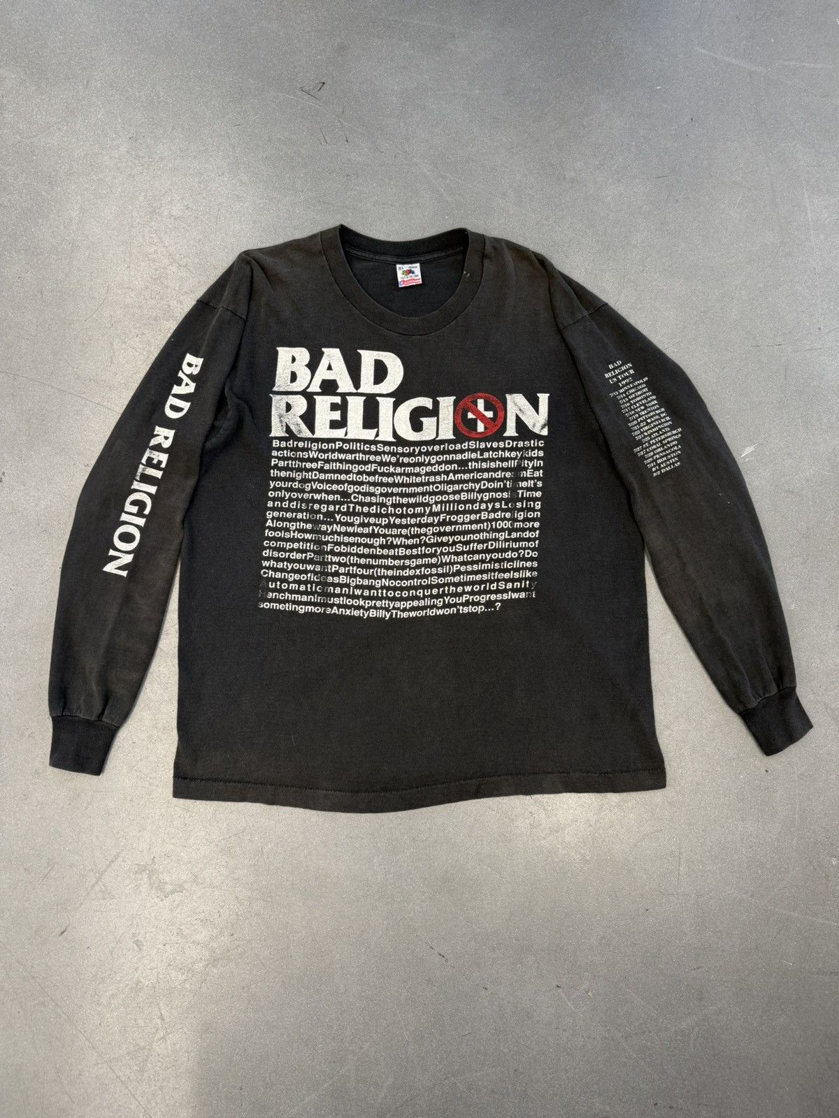Other 1993 Vintage Bad Religion Recipe For Hate Long Sleeve Tee Size US XL / EU 56 / 4 - 1 Thumbnail