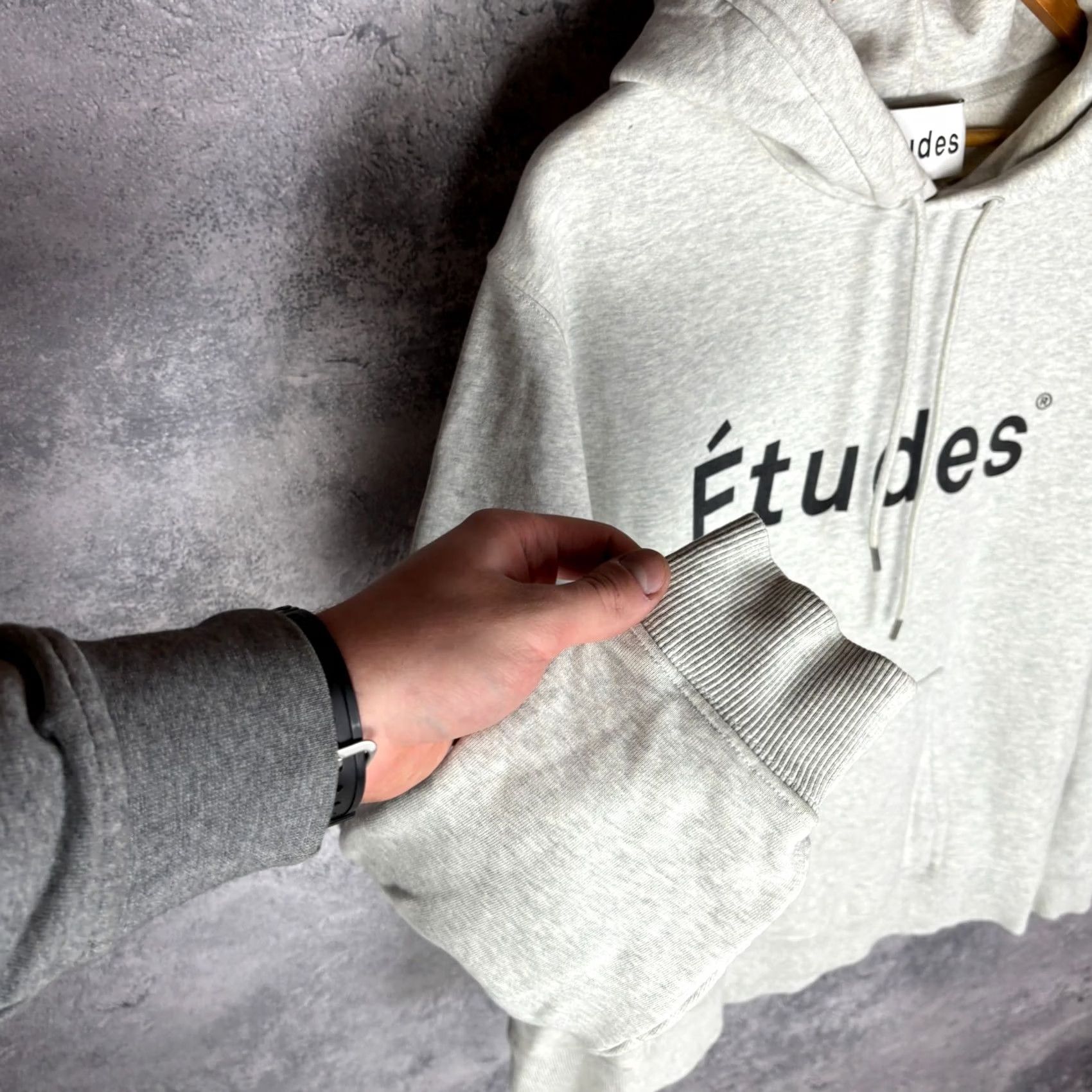 Vintage Etudes Hoodie Gray Cotton Size L Mens Pullover Size US L / EU 52-54 / 3 - 6 Thumbnail