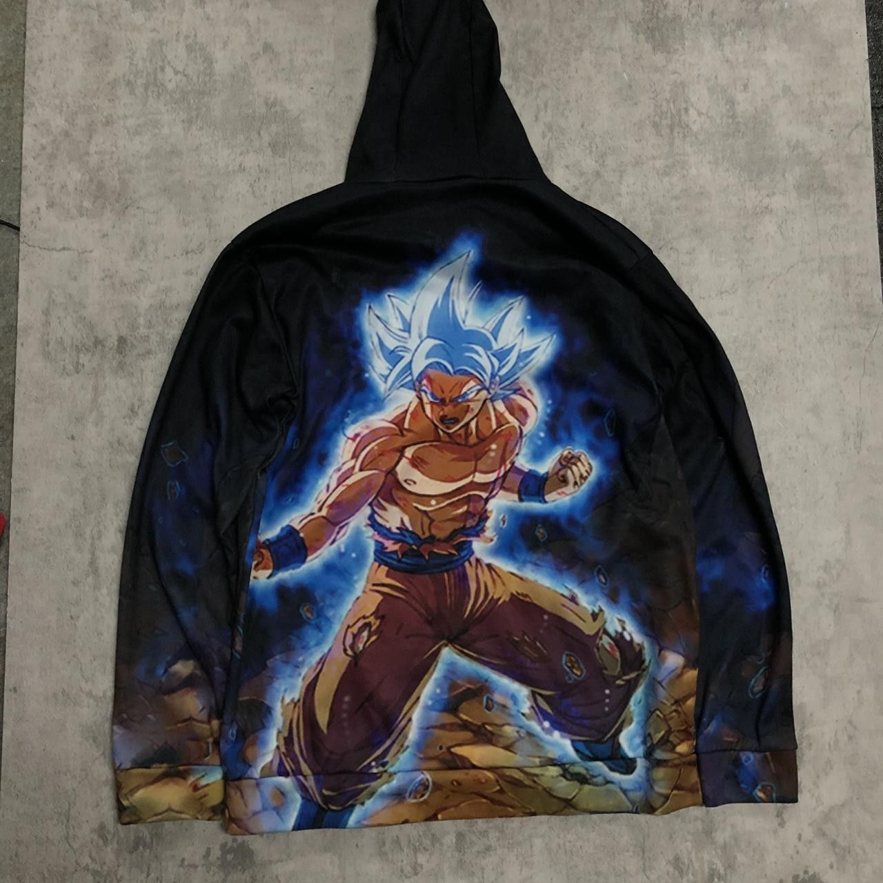 Other Black and blue Dragon Ball Goku hoodie Size US XL / EU 56 / 4 - 4 Thumbnail