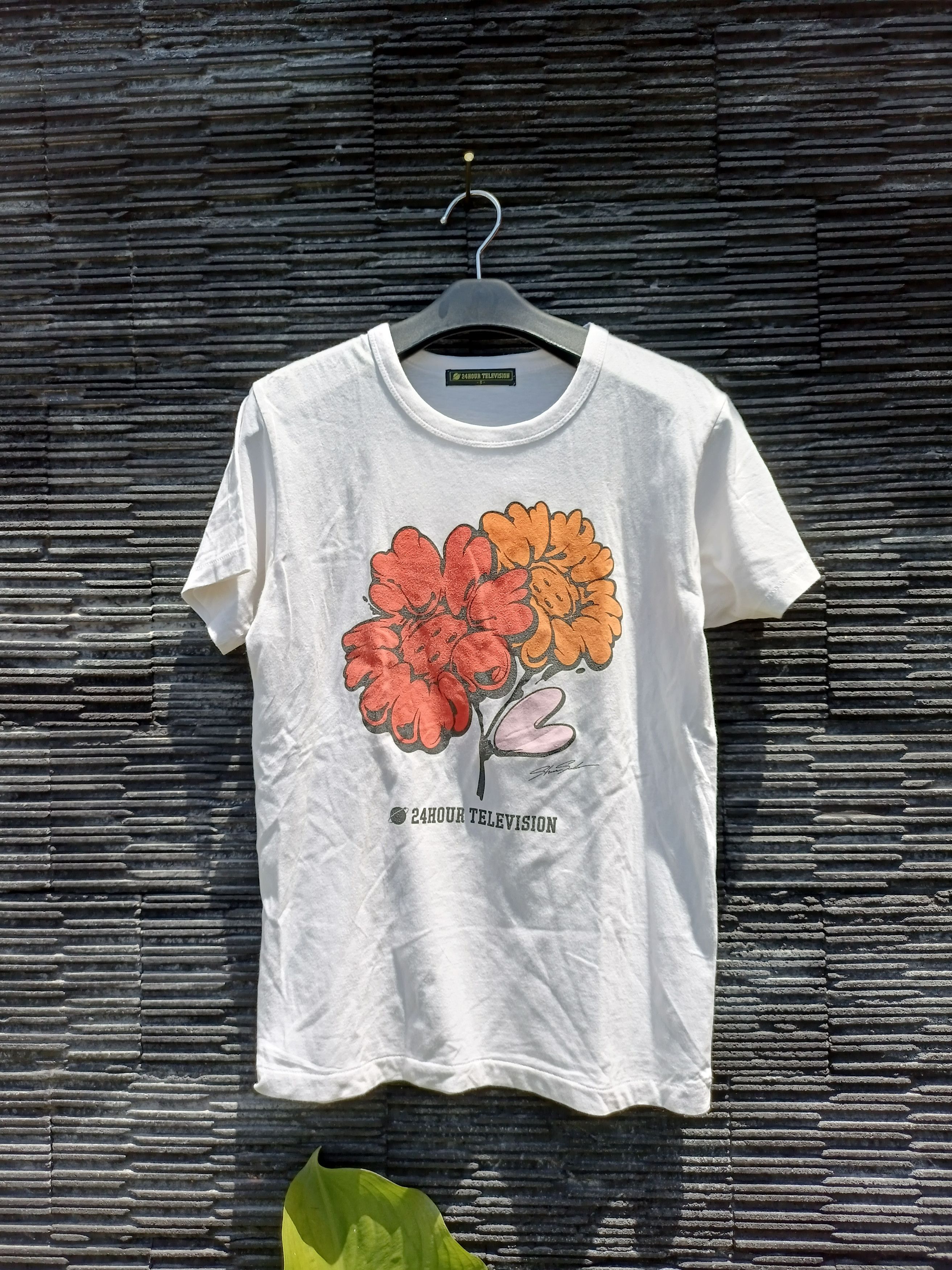Japanese Brand × Vintage Vintage Single Stitch 24 Hour Television X Shun Sudo Tees Size US S / EU 44-46 / 1 - 16 Thumbnail