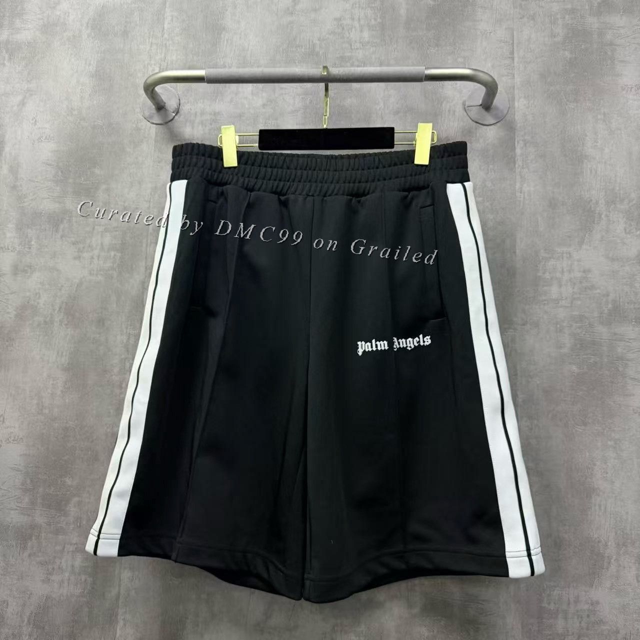 Palm Angels Palm Angels Logo Striped Shorts Size US 32 / EU 48 - 1 Thumbnail