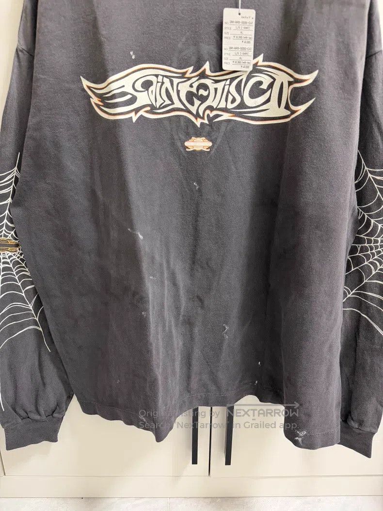 Saint Michael Saint Michael Spider web print long sleeve Size US XL / EU 56 / 4 - 4 Thumbnail